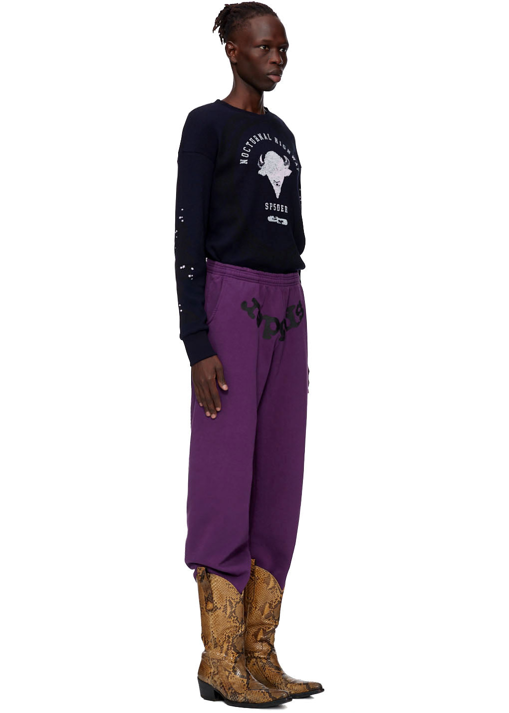 SP5DER Classic Sweatpant in Black (V3)