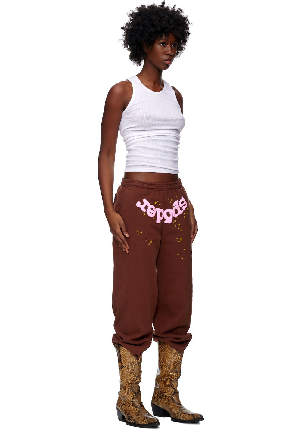 SP5DER Classic Sweatpant in Black (V2)