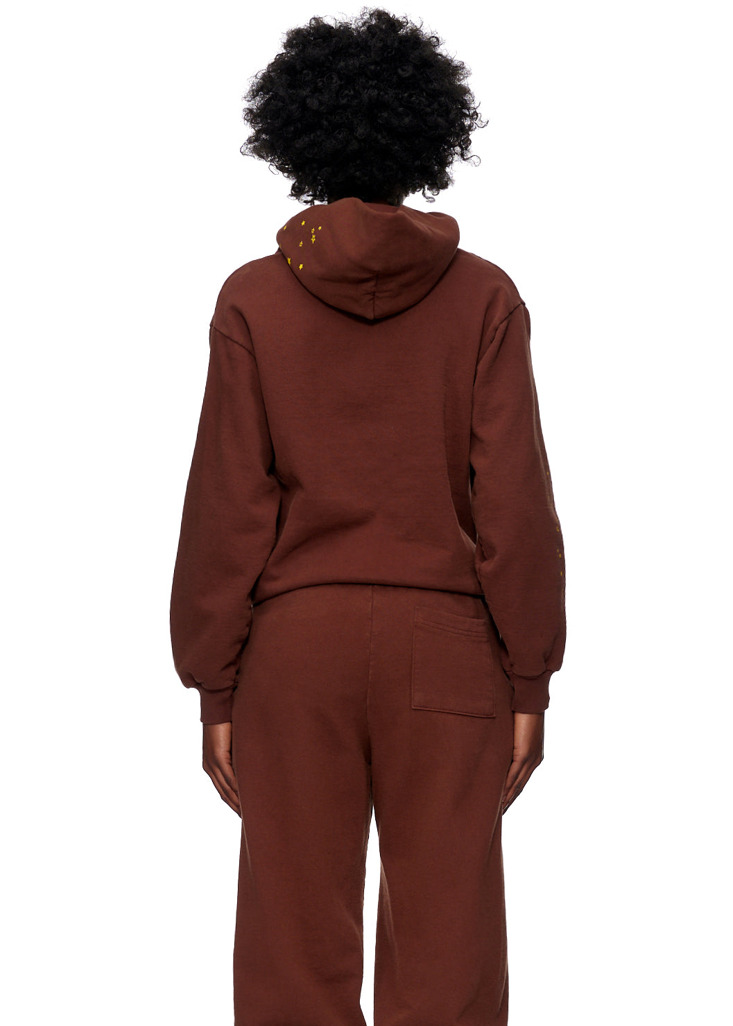 SP5DER Web Hoodie - Brown - Detail View 5