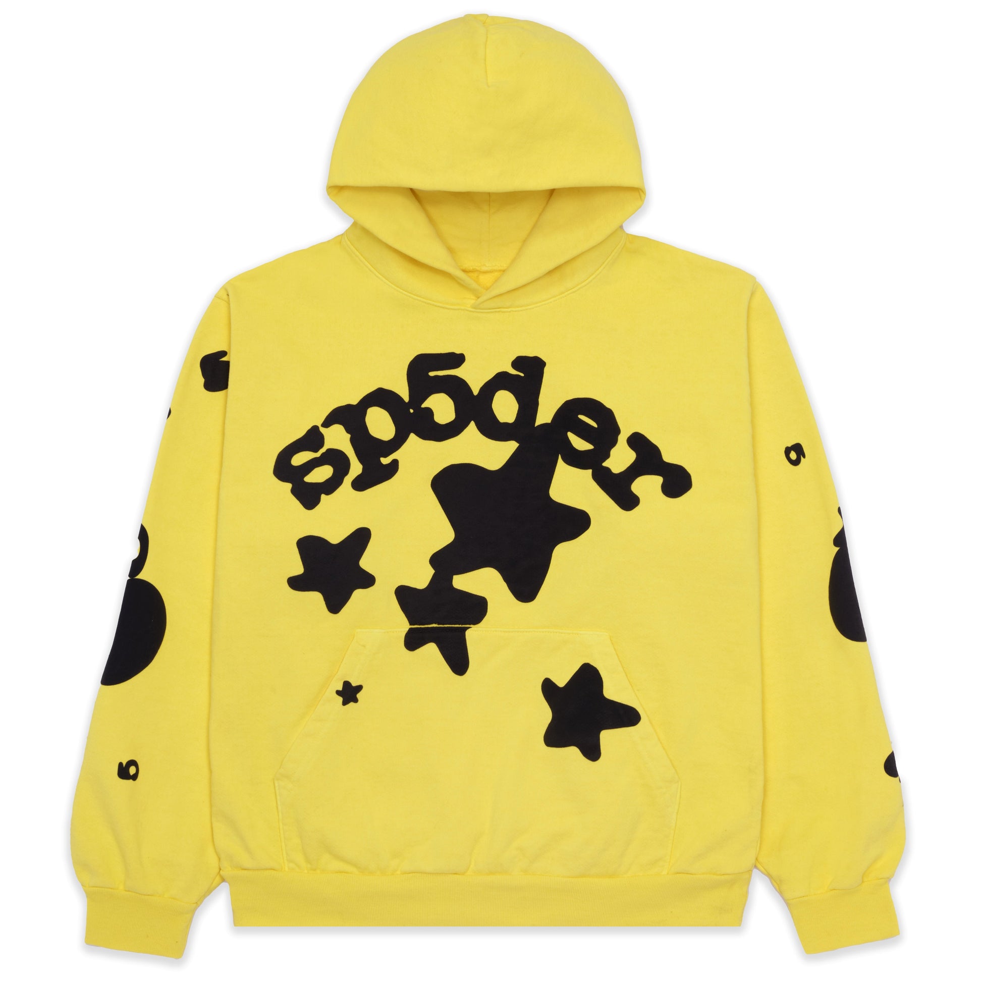 SP5DER Beluga Hoodie – Black - Front View