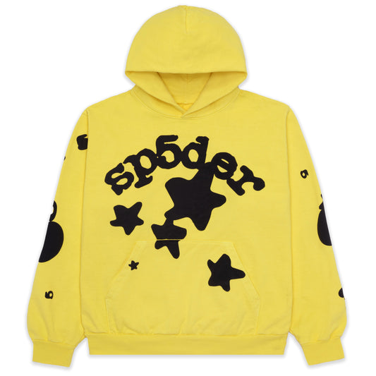 SP5DER Beluga Hoodie – Black - Front View