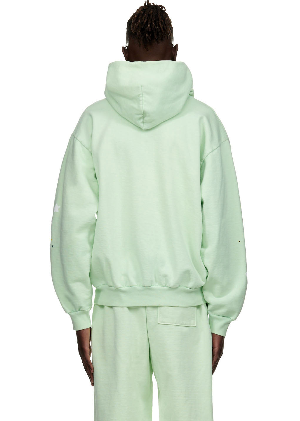 SP5DER Mint Hoodie - Detail View 4