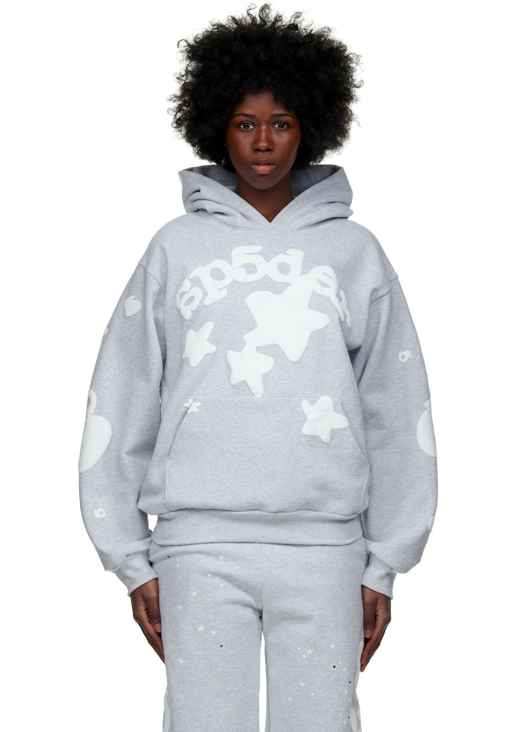 SP5DER Beluga Hoodie – Brown Archive - Detail View 2