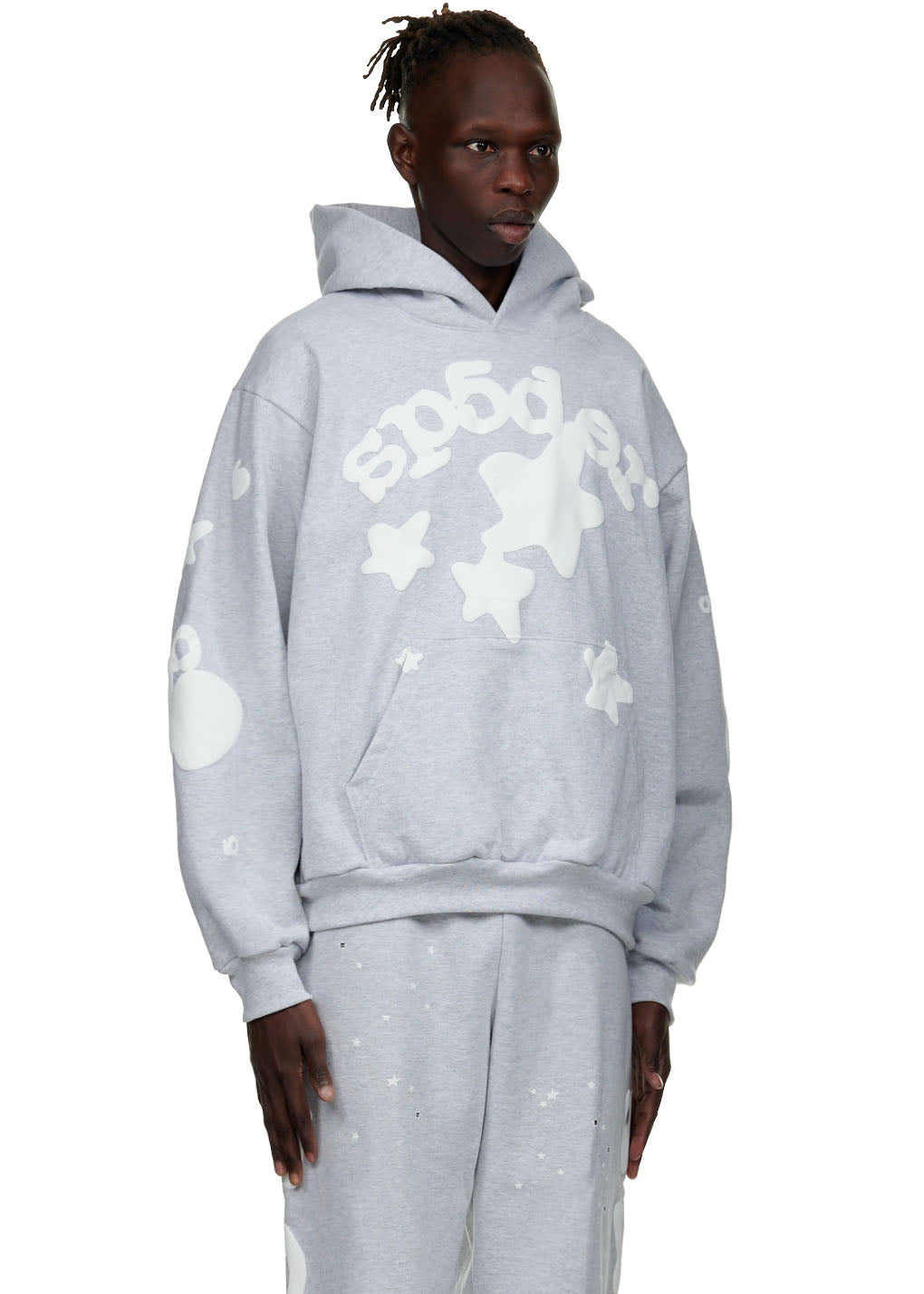 SP5DER Beluga Hoodie – Brown Archive - Detail View 3