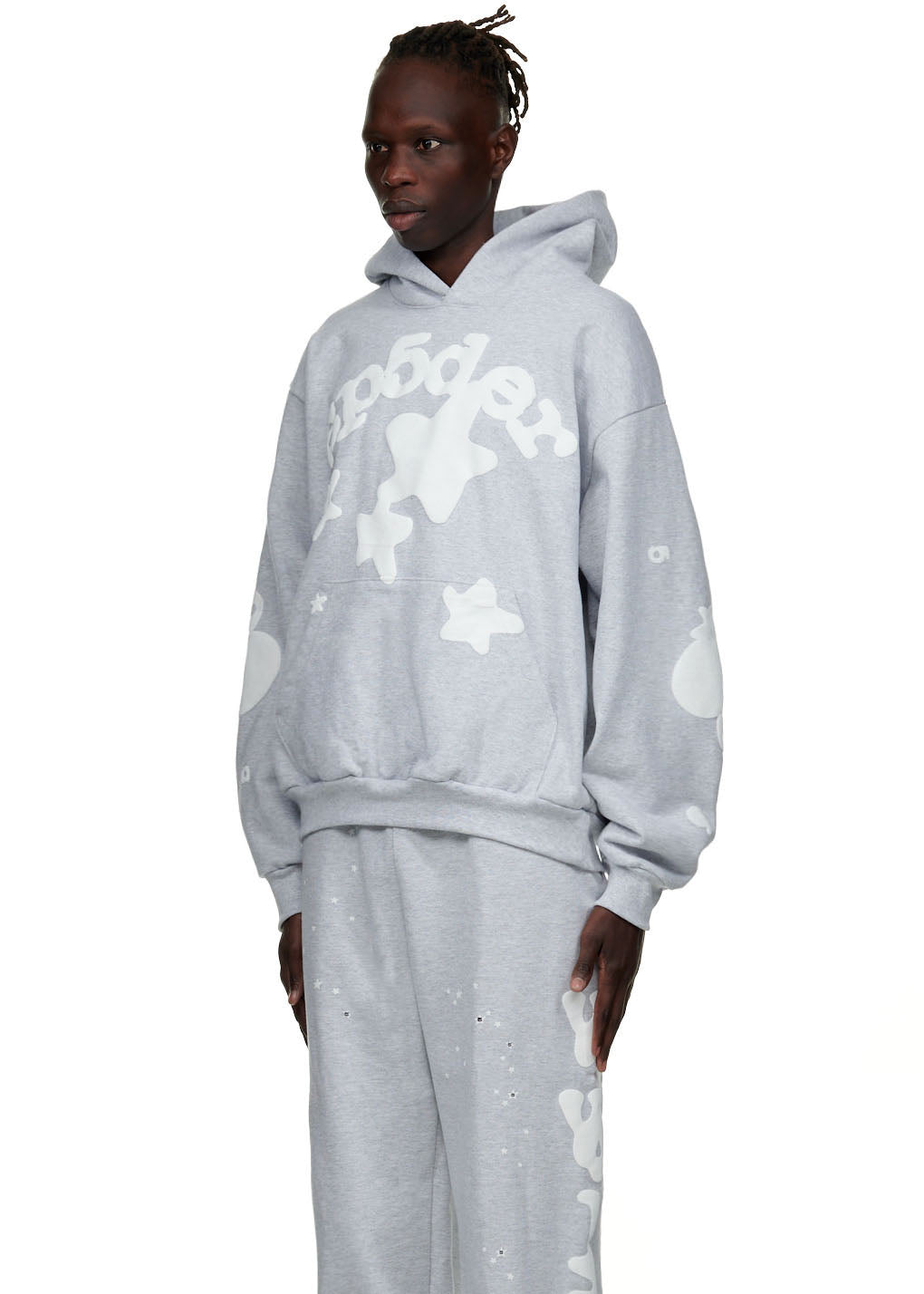SP5DER Beluga Hoodie – Brown Archive - Detail View 5