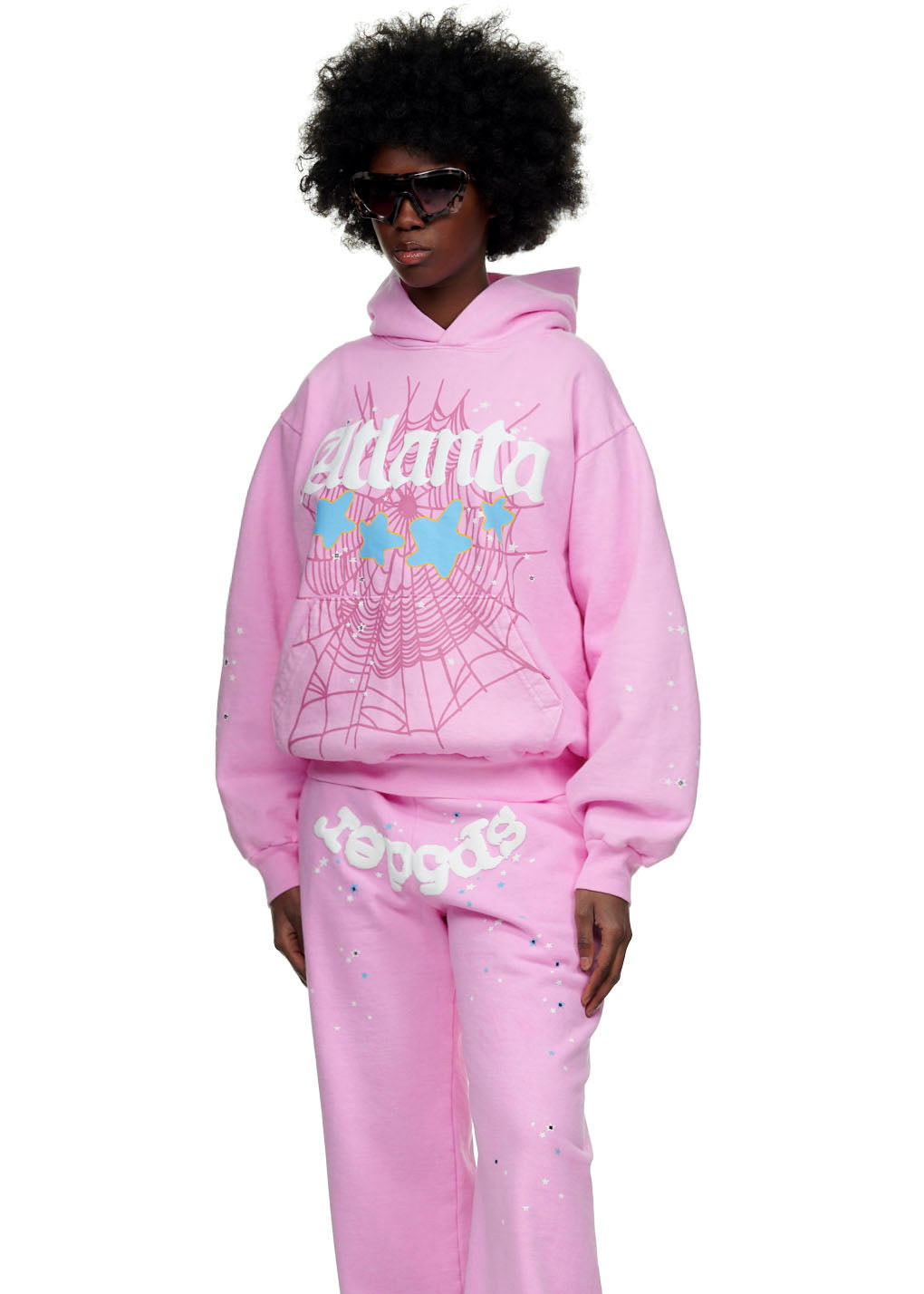 SP5DER Atlanta Hoodie – Black Archive - Detail View 4