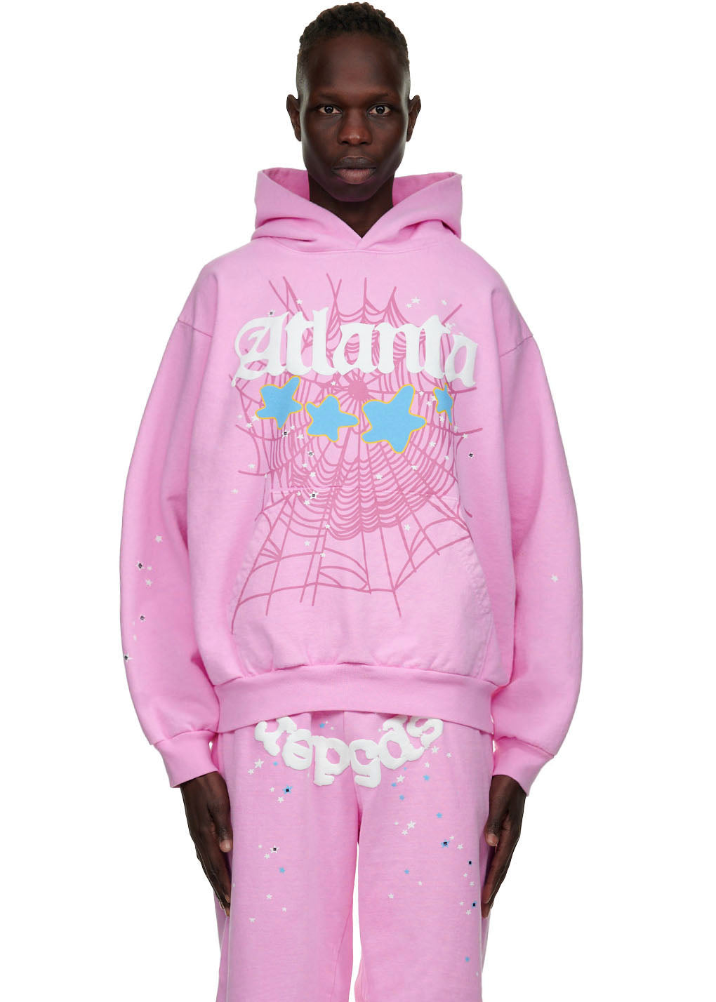 SP5DER Atlanta Hoodie – Black Archive - Detail View 2
