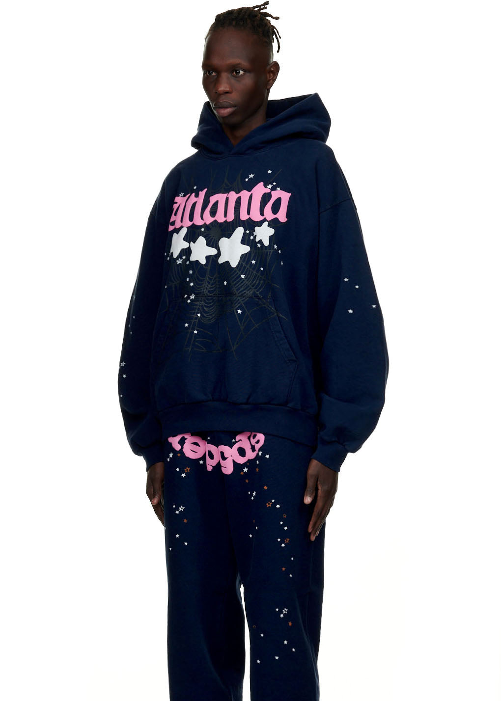SP5DER Atlanta Hoodie – Grey Archive - Detail View 4
