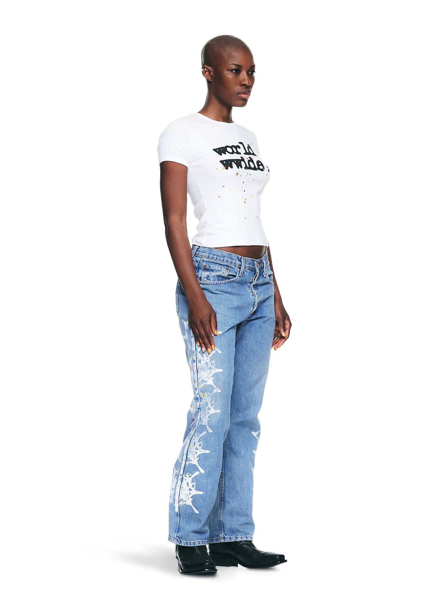 Sp5der Worldwide Baby Tee