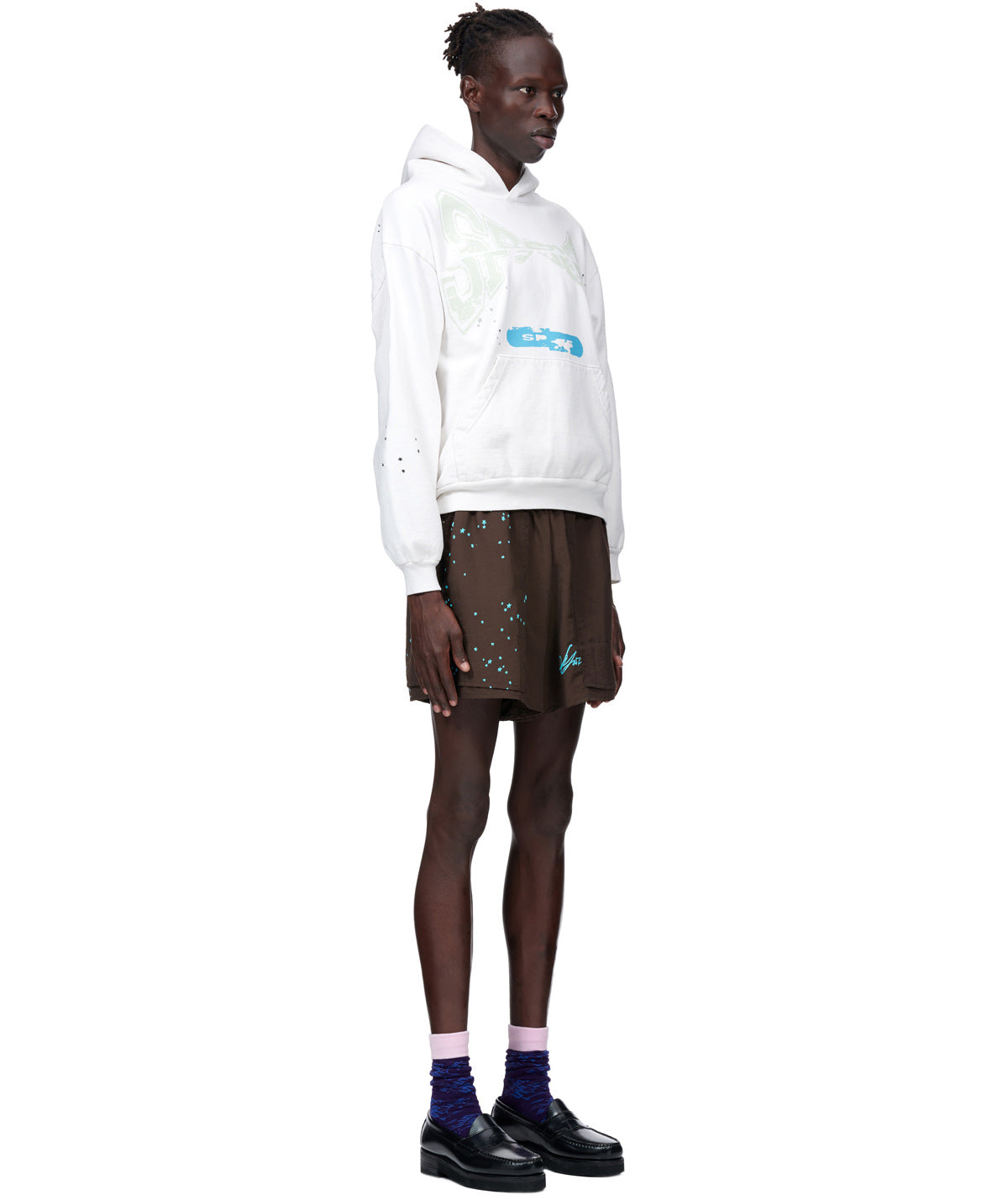 SP5DER Adult Sweatshirt – White - Detail View 1