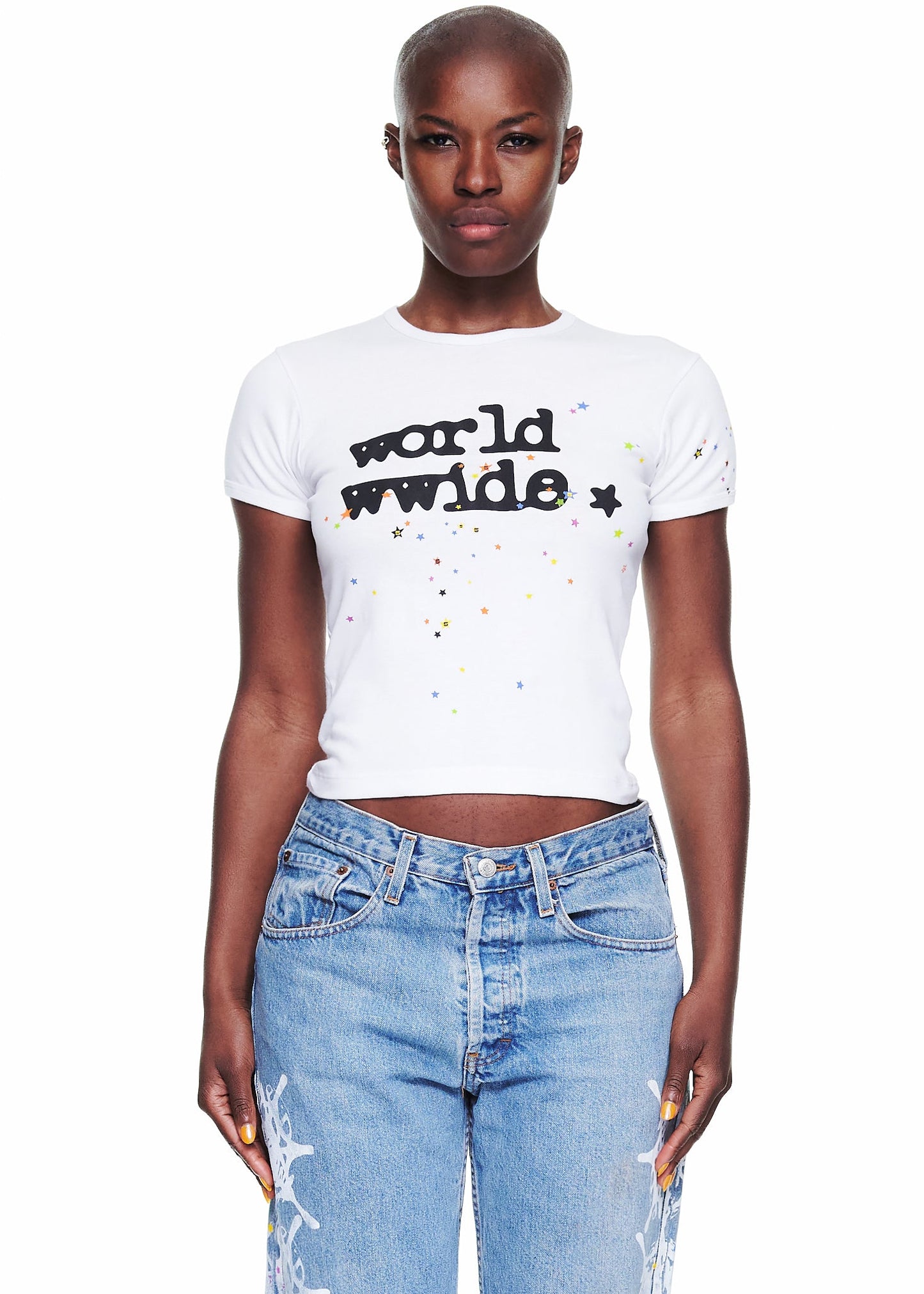 Sp5der Worldwide Baby Tee