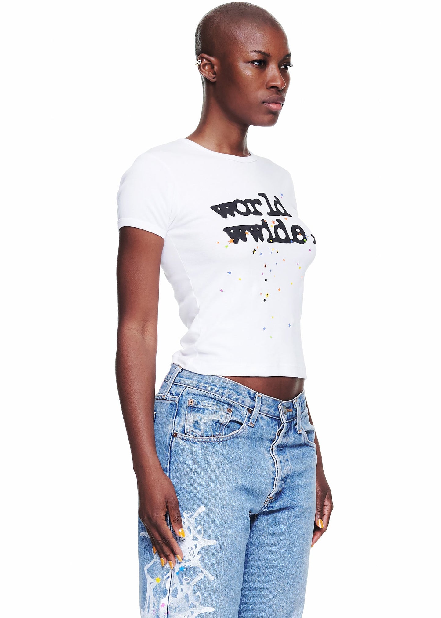 Sp5der Worldwide Baby Tee
