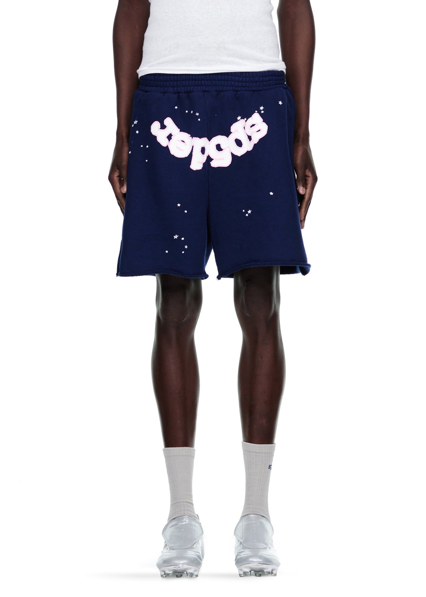 SP5DER OG Logo Sweatshort in Navy