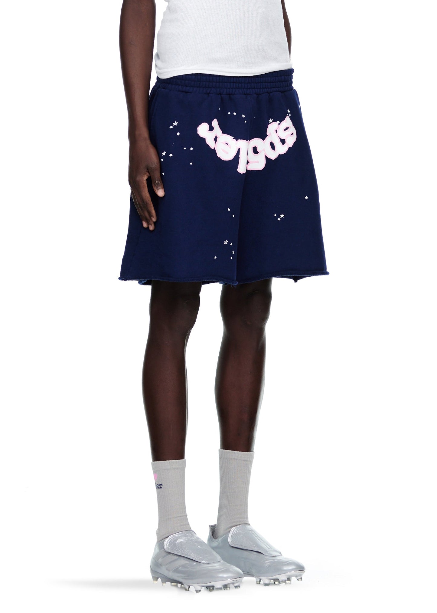 SP5DER OG Logo Sweatshort in Navy