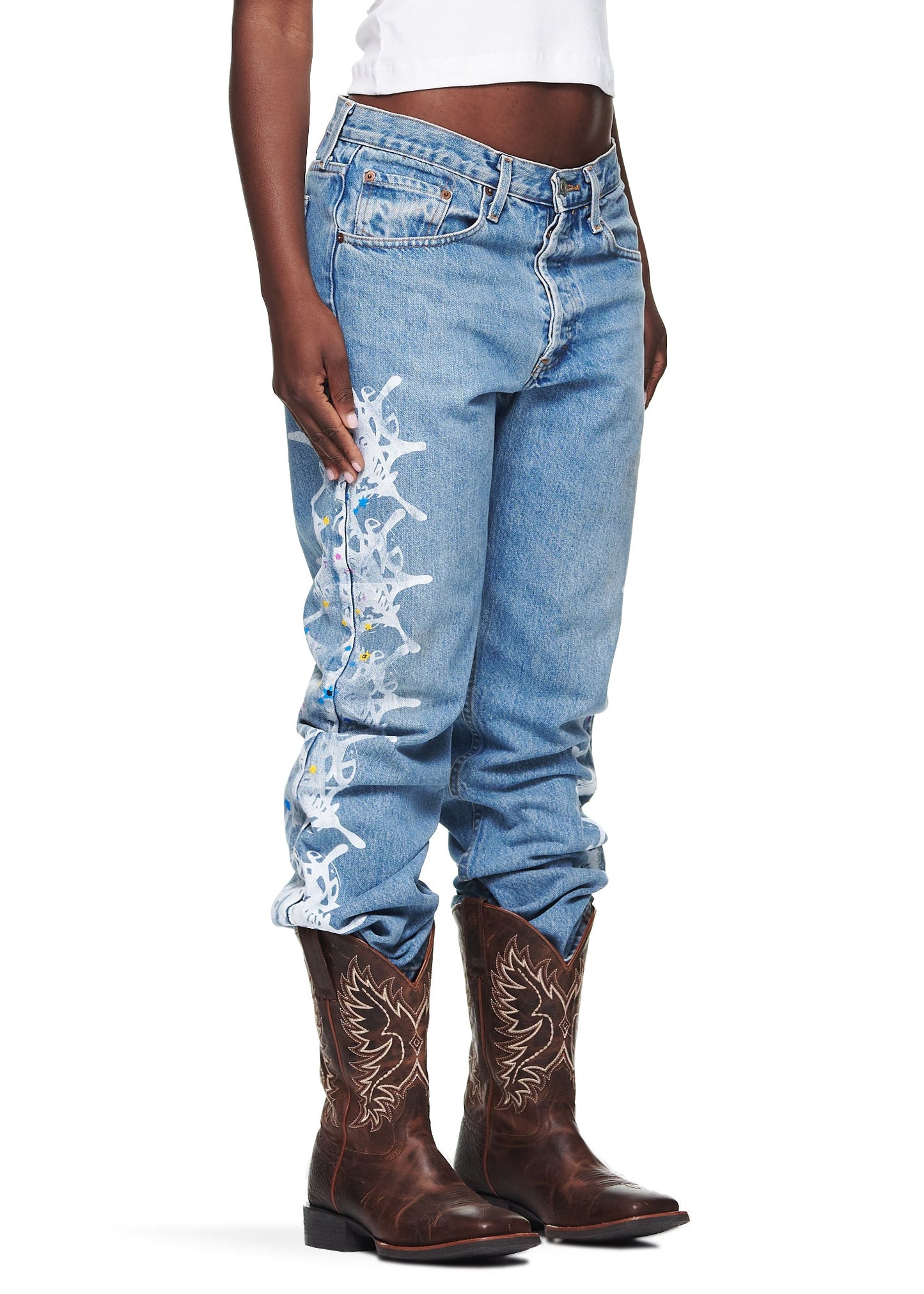 Sp5der Vintage Web Denim