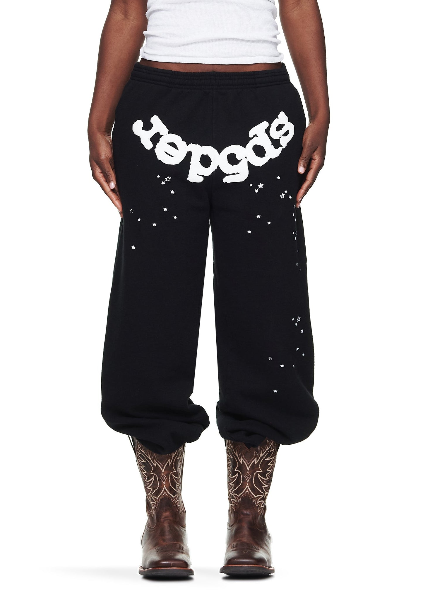 SP5DER OG Web Sweatpant in Black