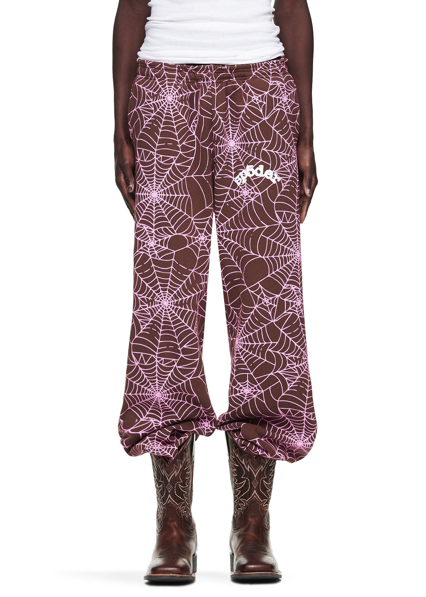 SP5DER AOP Sweatpant in Brown
