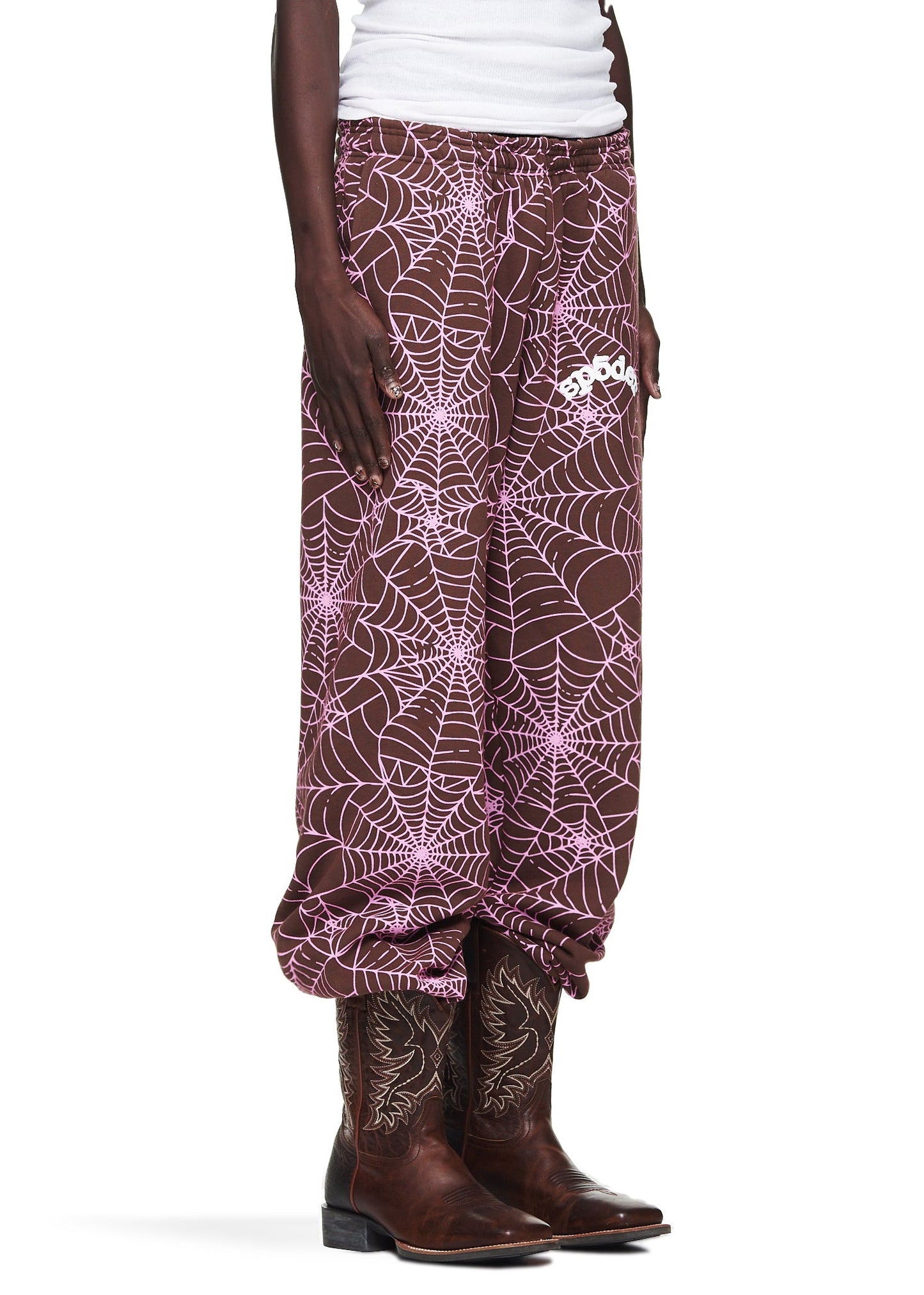 SP5DER AOP Sweatpant in Brown