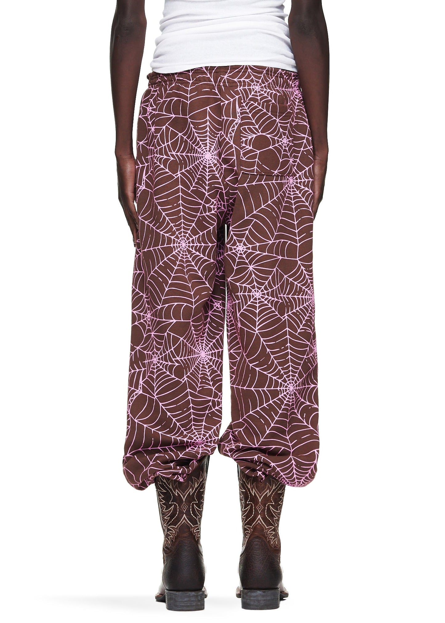 SP5DER AOP Sweatpant in Brown
