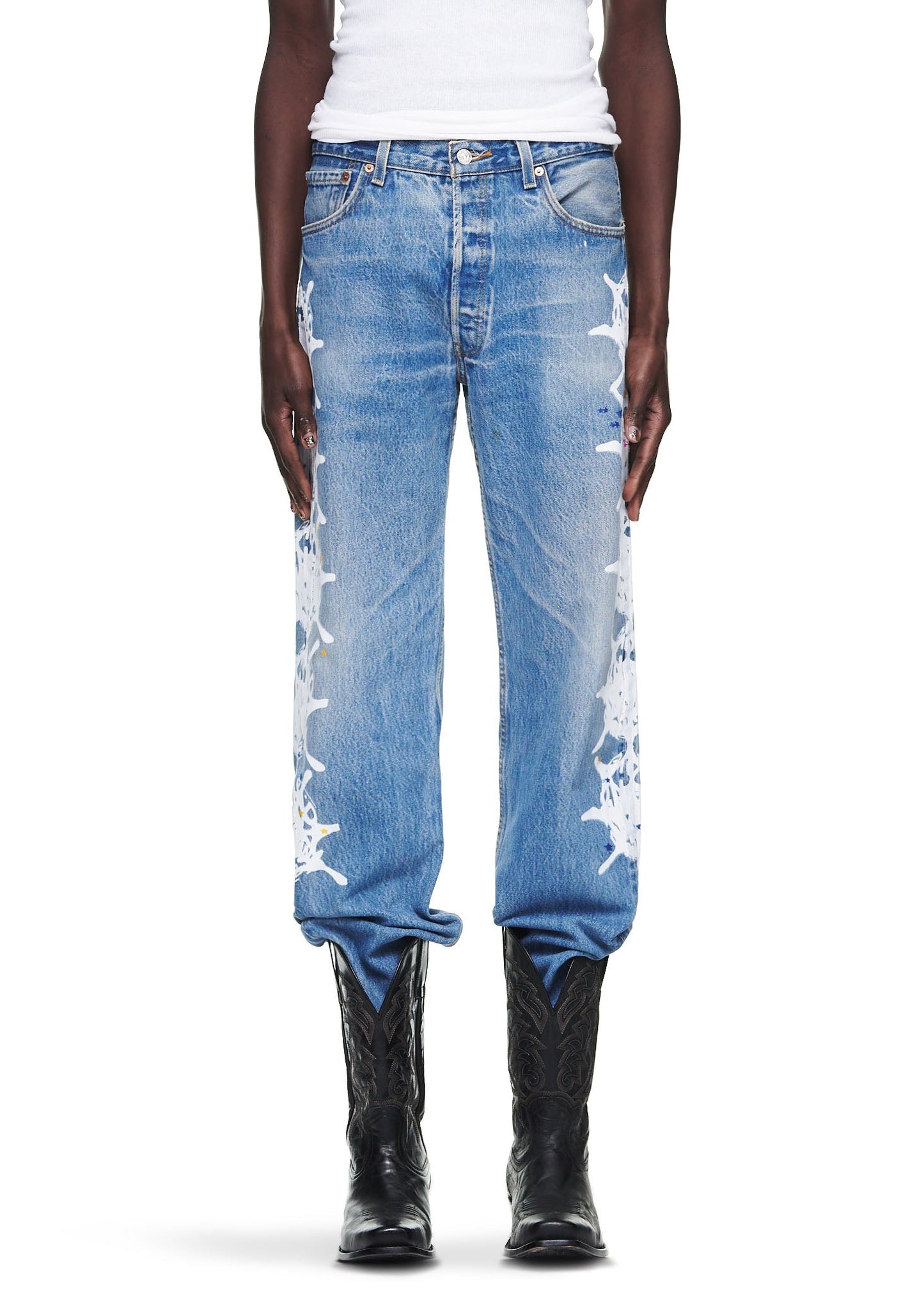 Sp5der Vintage Web Denim