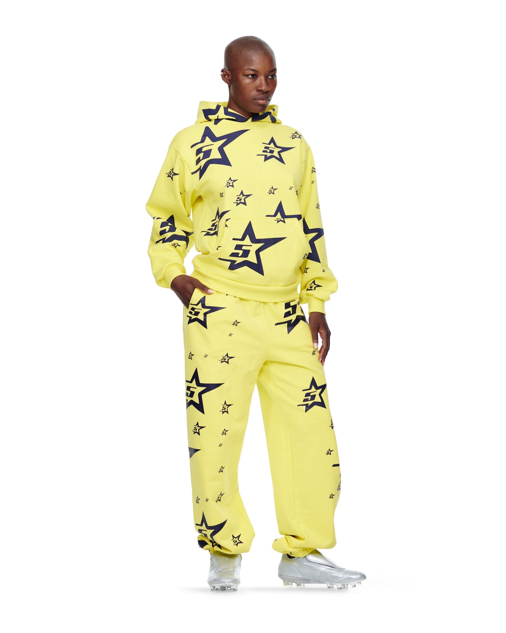 SP5DER 5-Star Hoodie – Black - Detail View 10