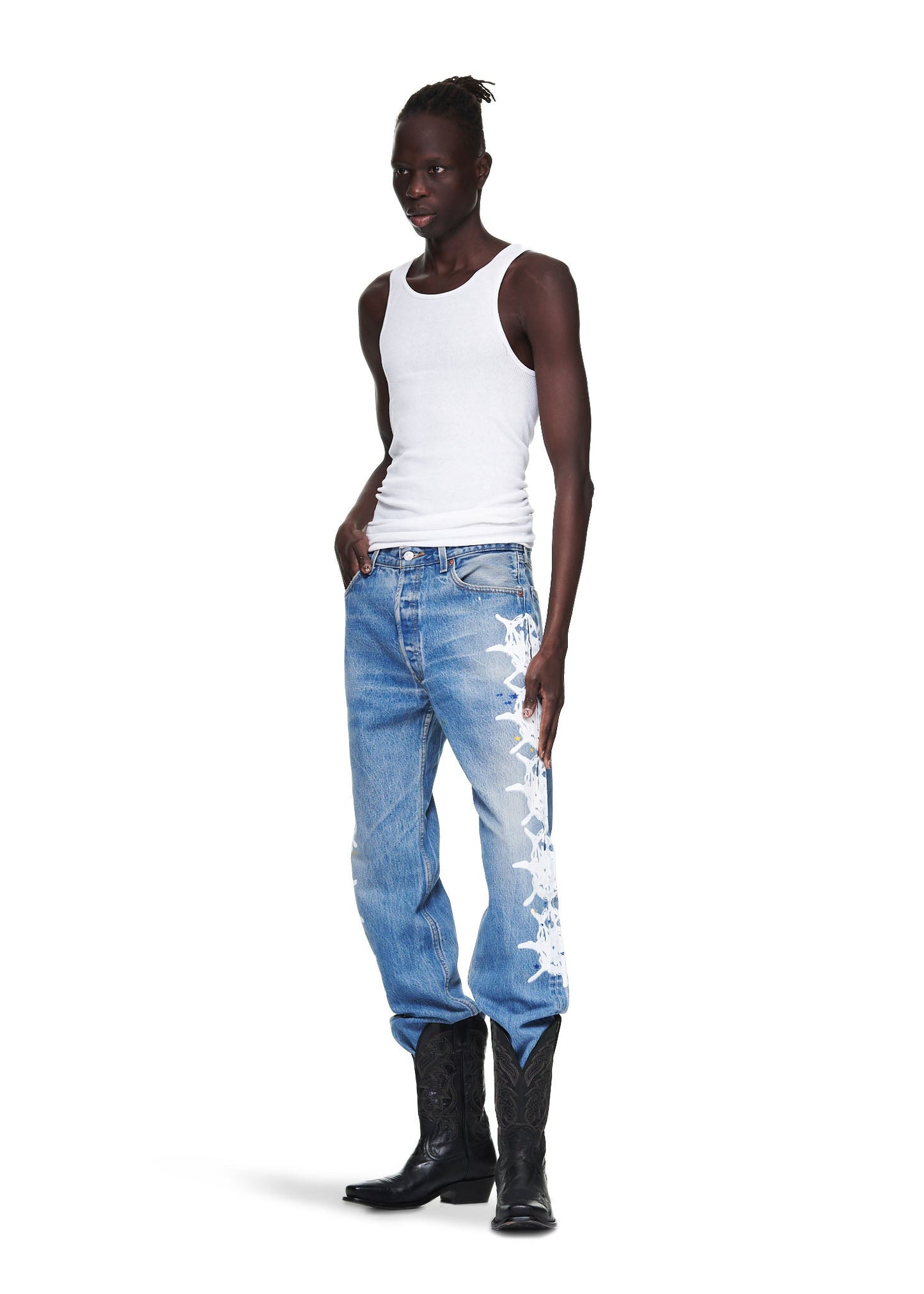 Sp5der Vintage Web Denim