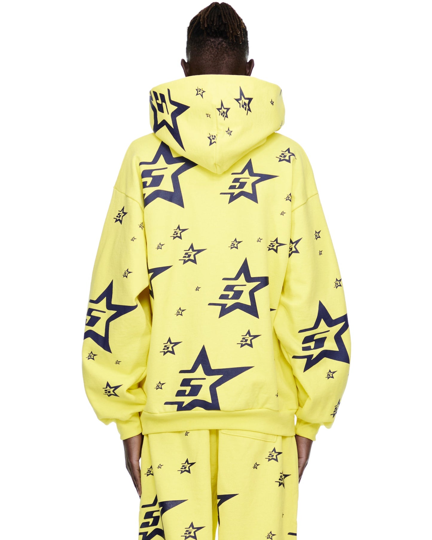 SP5DER 5-Star Hoodie – Black - Detail View 6