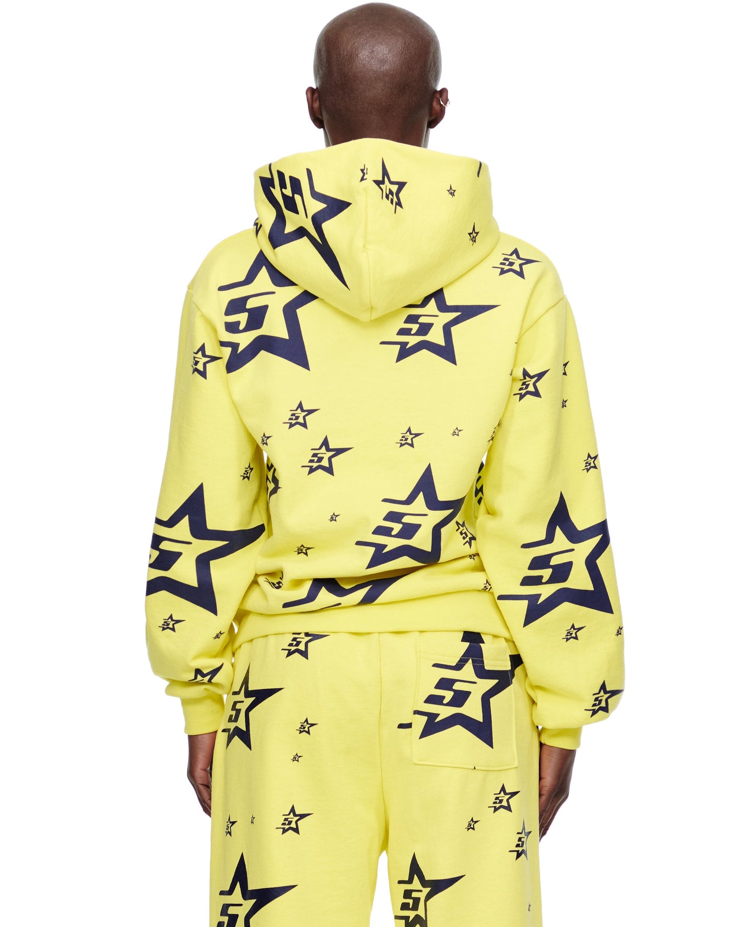 SP5DER 5-Star Hoodie – Black - Detail View 7