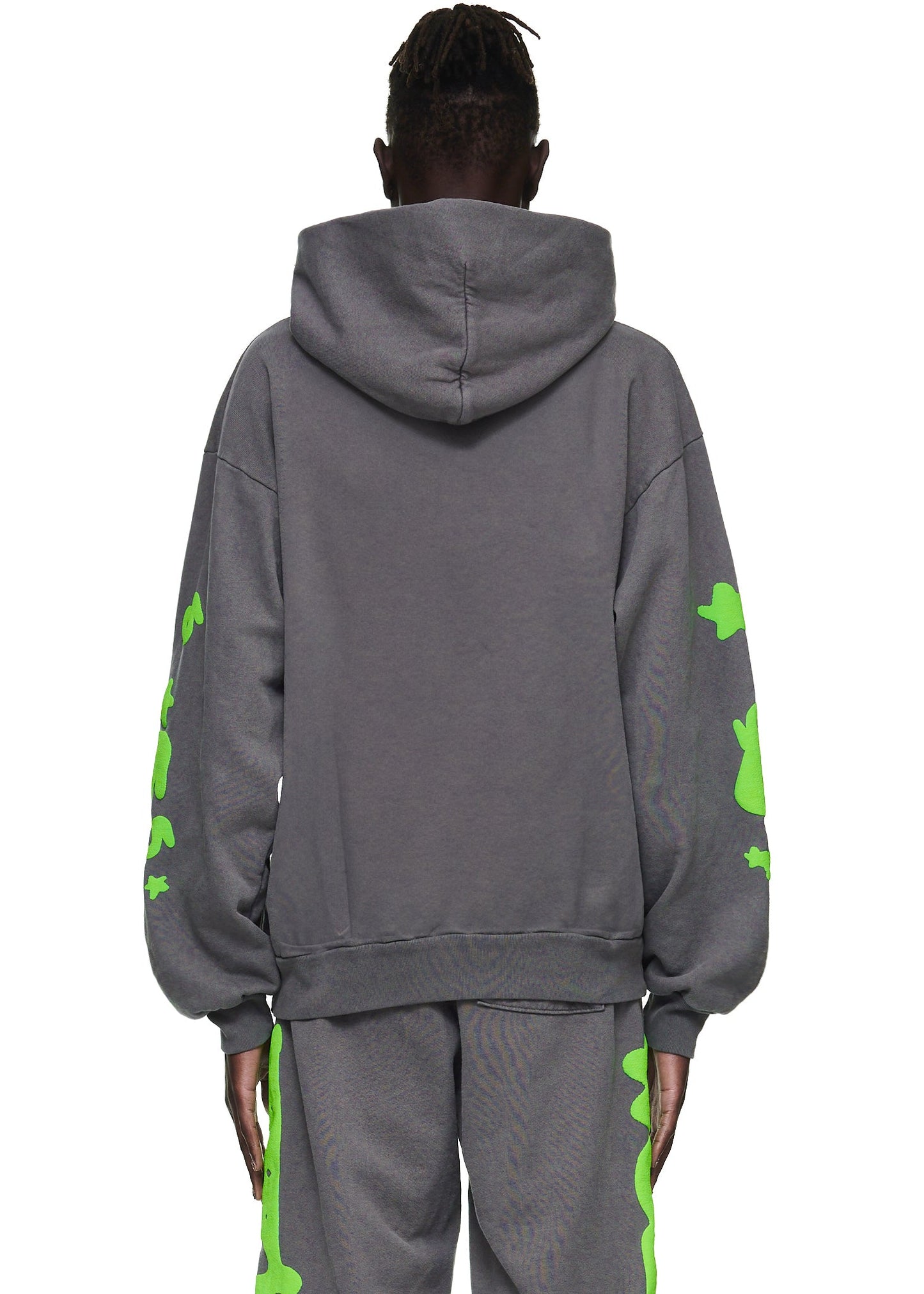 SP5DER Beluga Hoodie – Slate Grey - Detail View 3