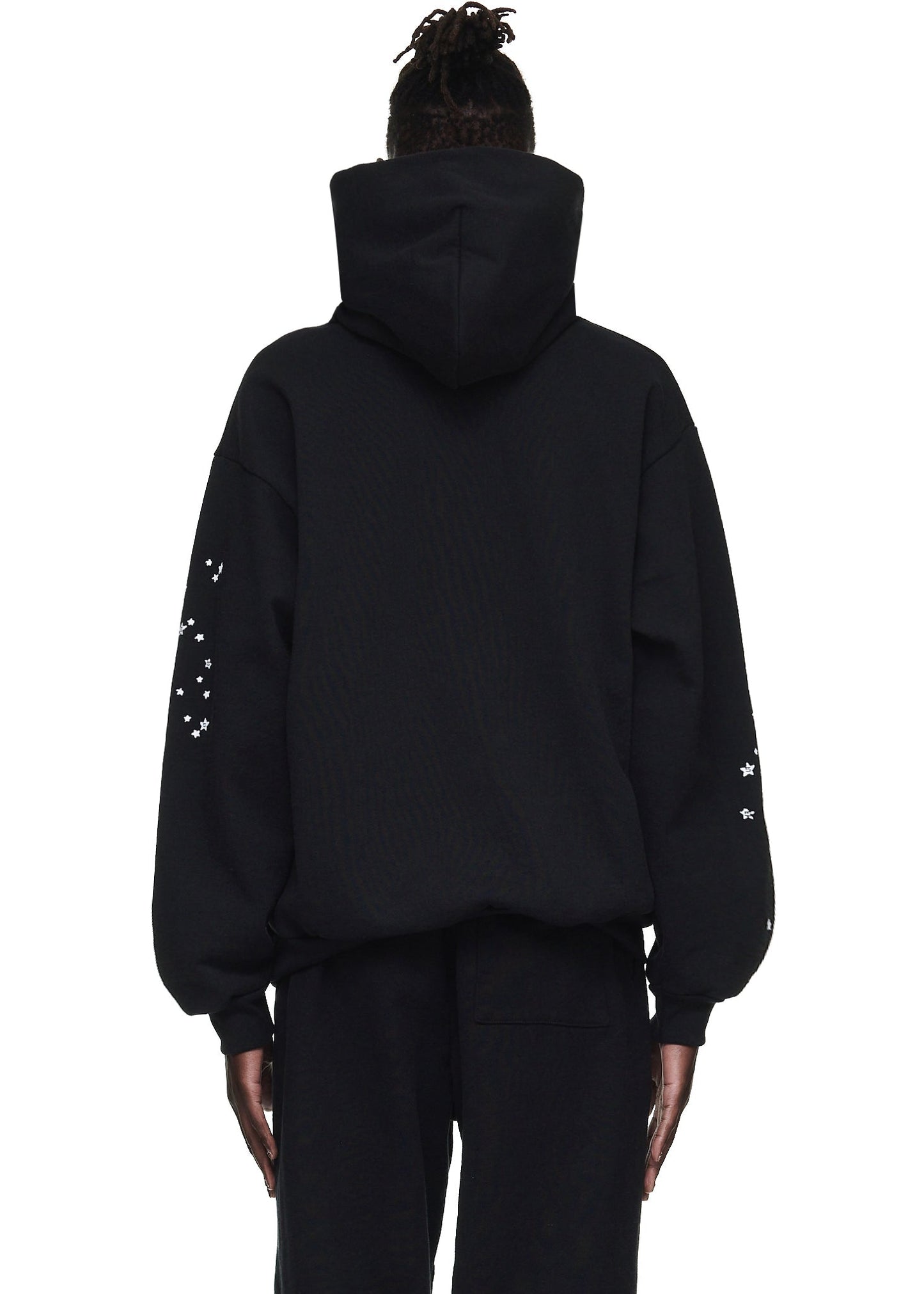 SP5DER OG Web Hoodie – Black - Detail View 3