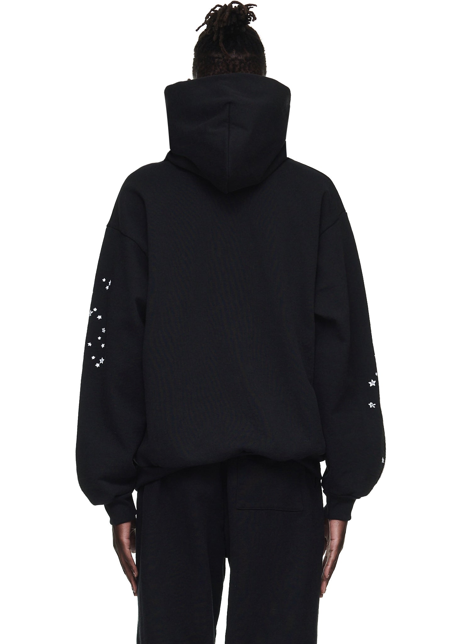 SP5DER OG Web Hoodie – Black - Detail View 3