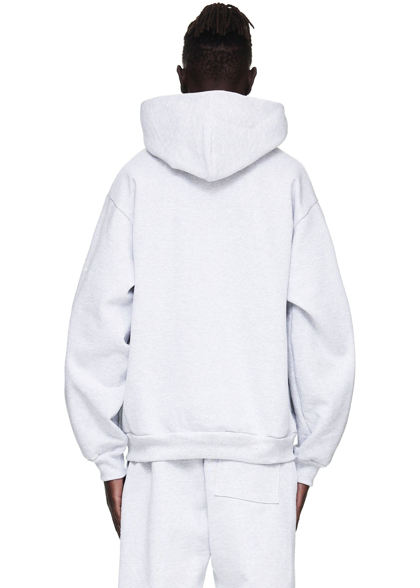 SP5DER OG Web Hoodie – Heather Grey - Detail View 3