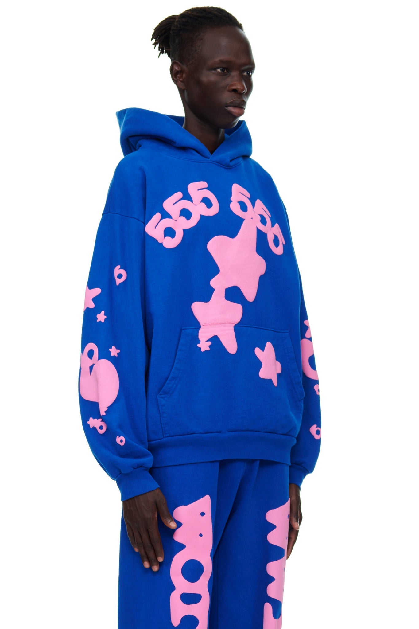 SP5DER Beluga Hoodie – Blue - Detail View 3