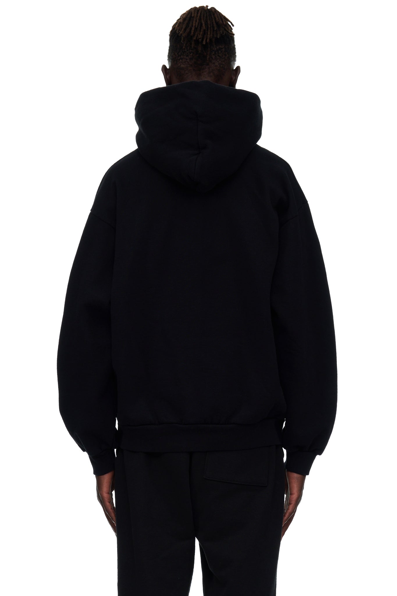 SP5DER Souvenir Hoodie – Black - Detail View 3