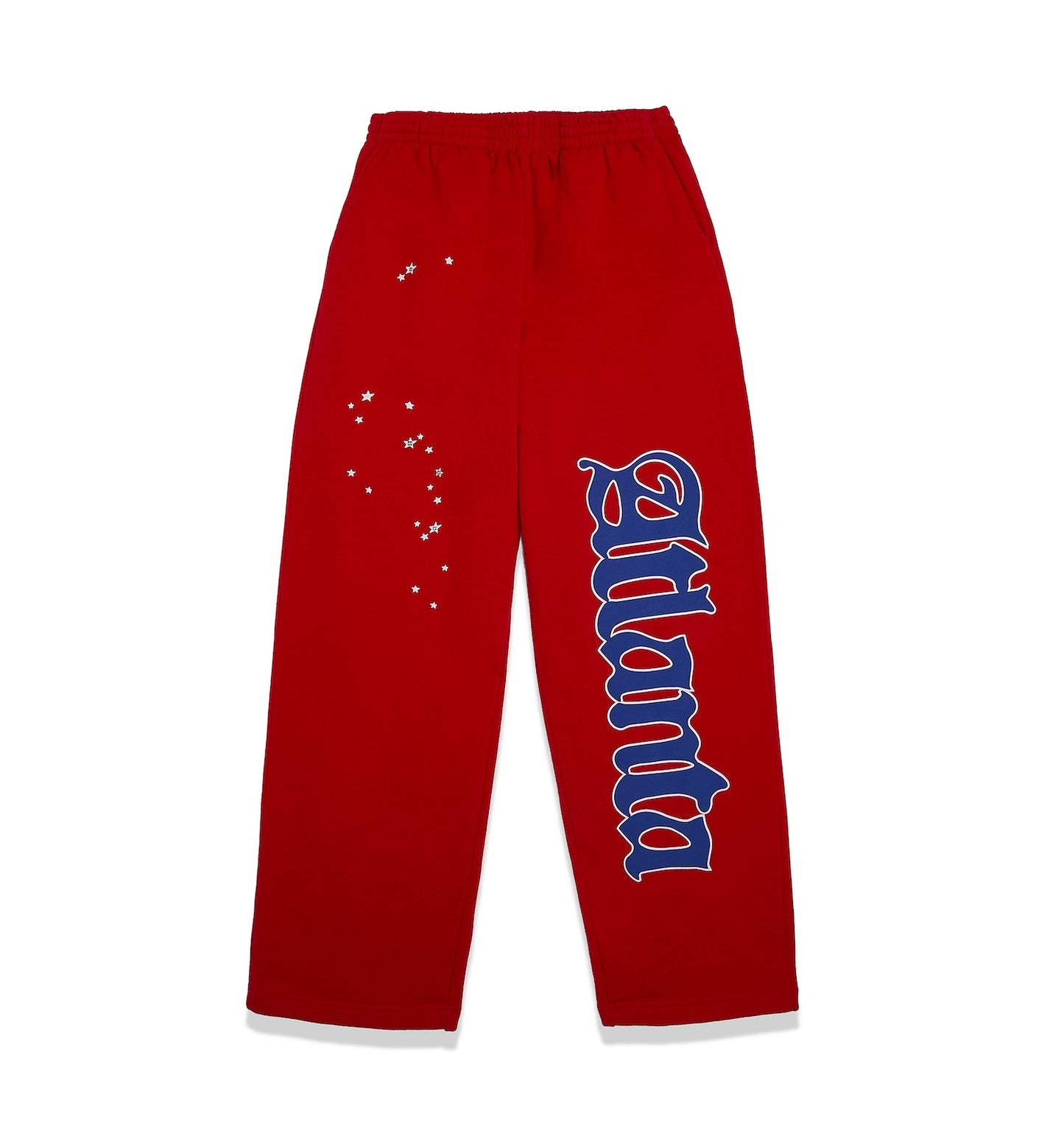SP5DER Atlanta Open Leg Sweatpant in Red