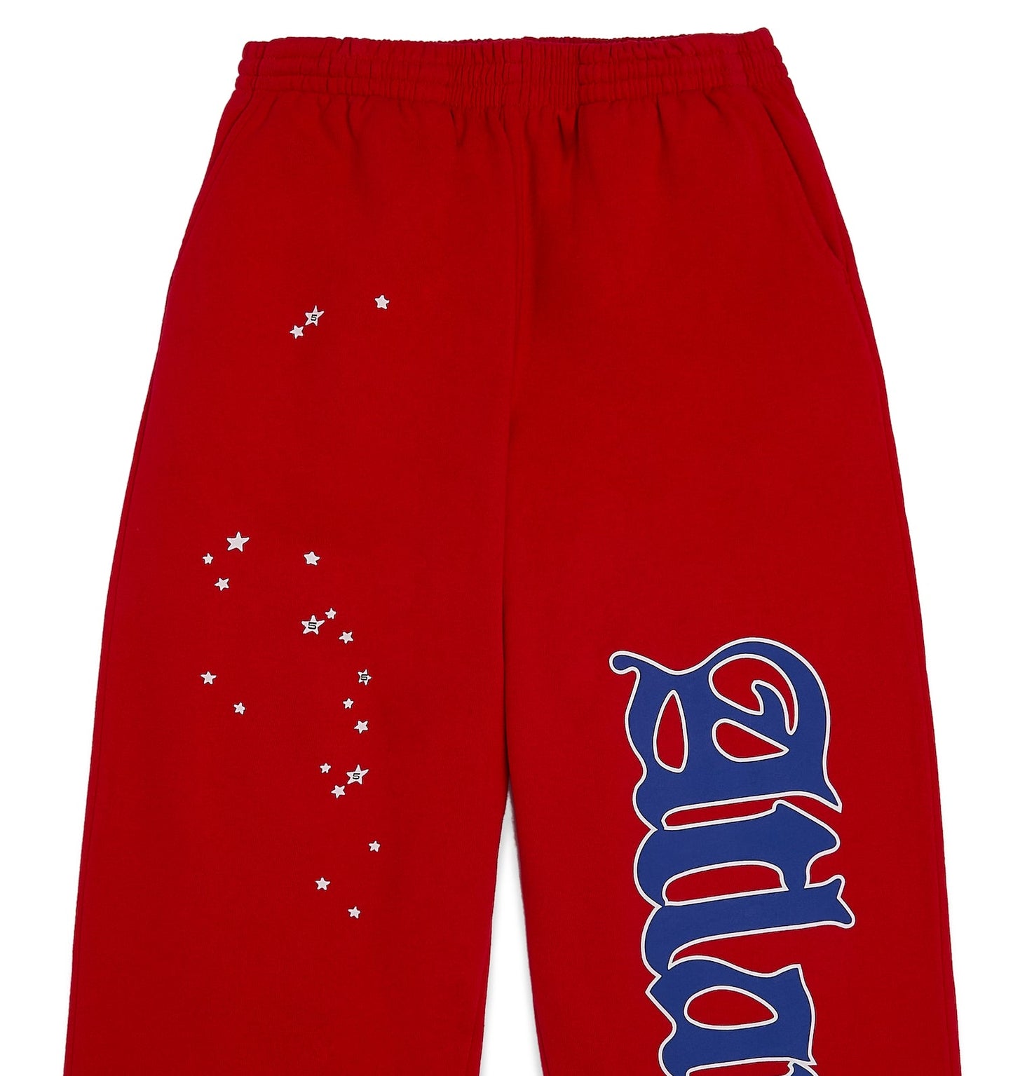 SP5DER Atlanta Open Leg Sweatpant in Red