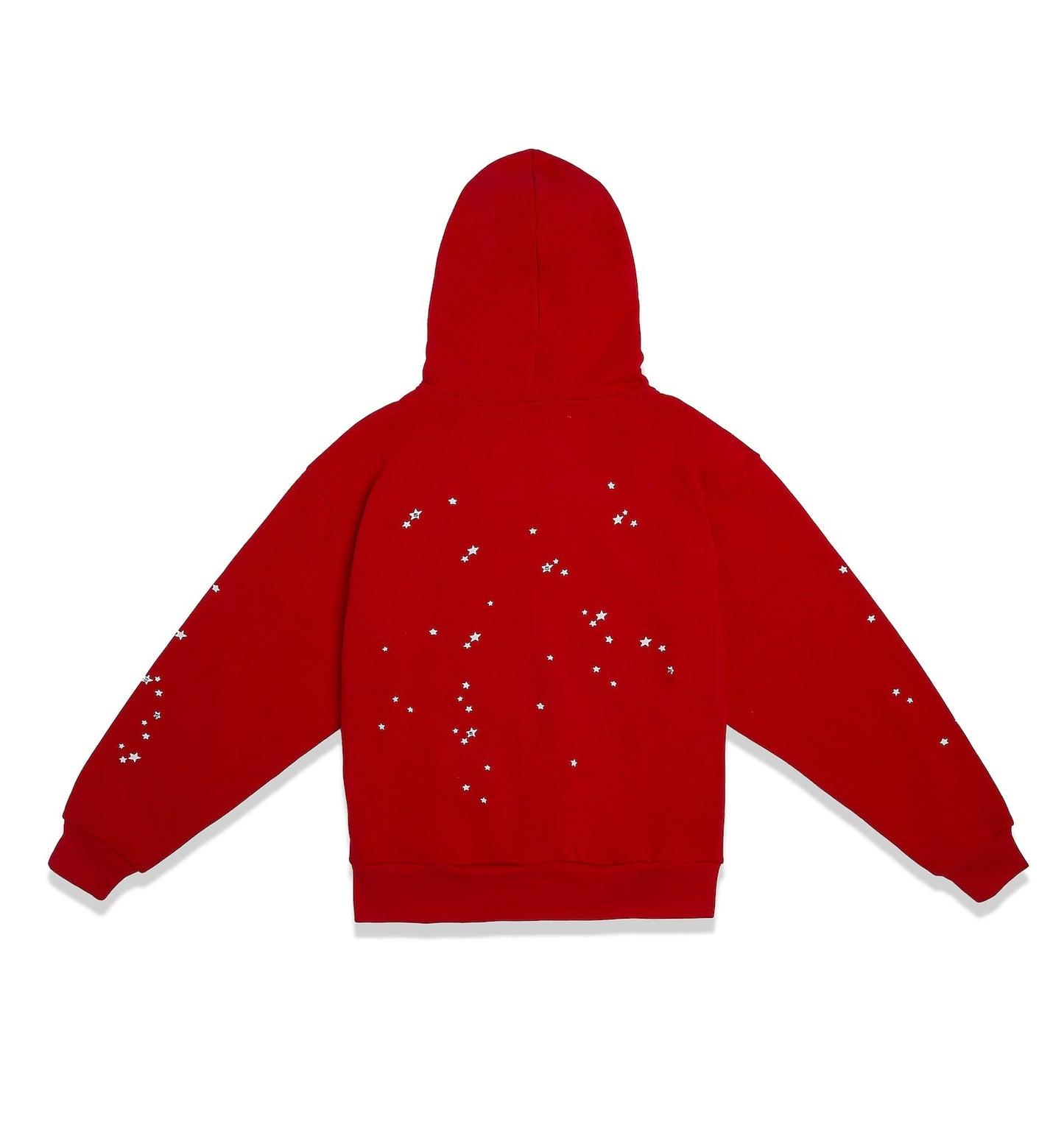 SP5DER Atlanta Full-Zip Hoodie – Red - Back View