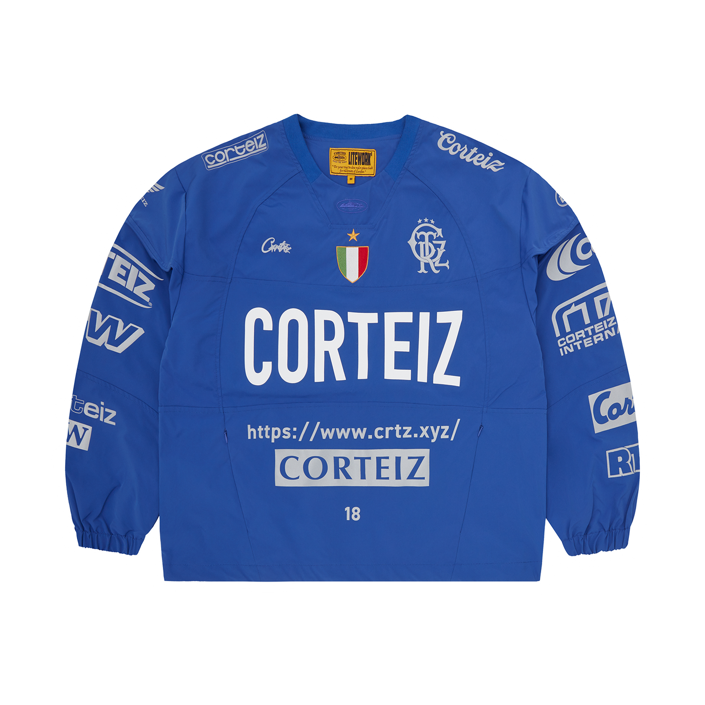 Corteiz Sponsors Training Pullover - Blue