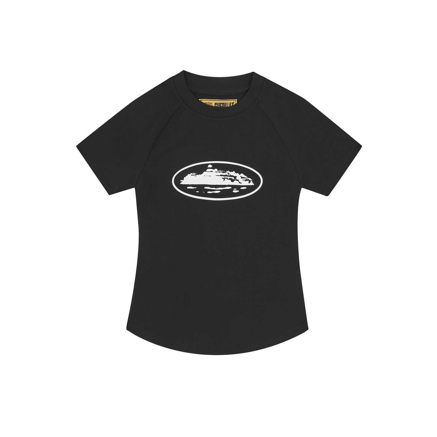 Corteiz Wmns Alcatraz Baby Top - Black & White