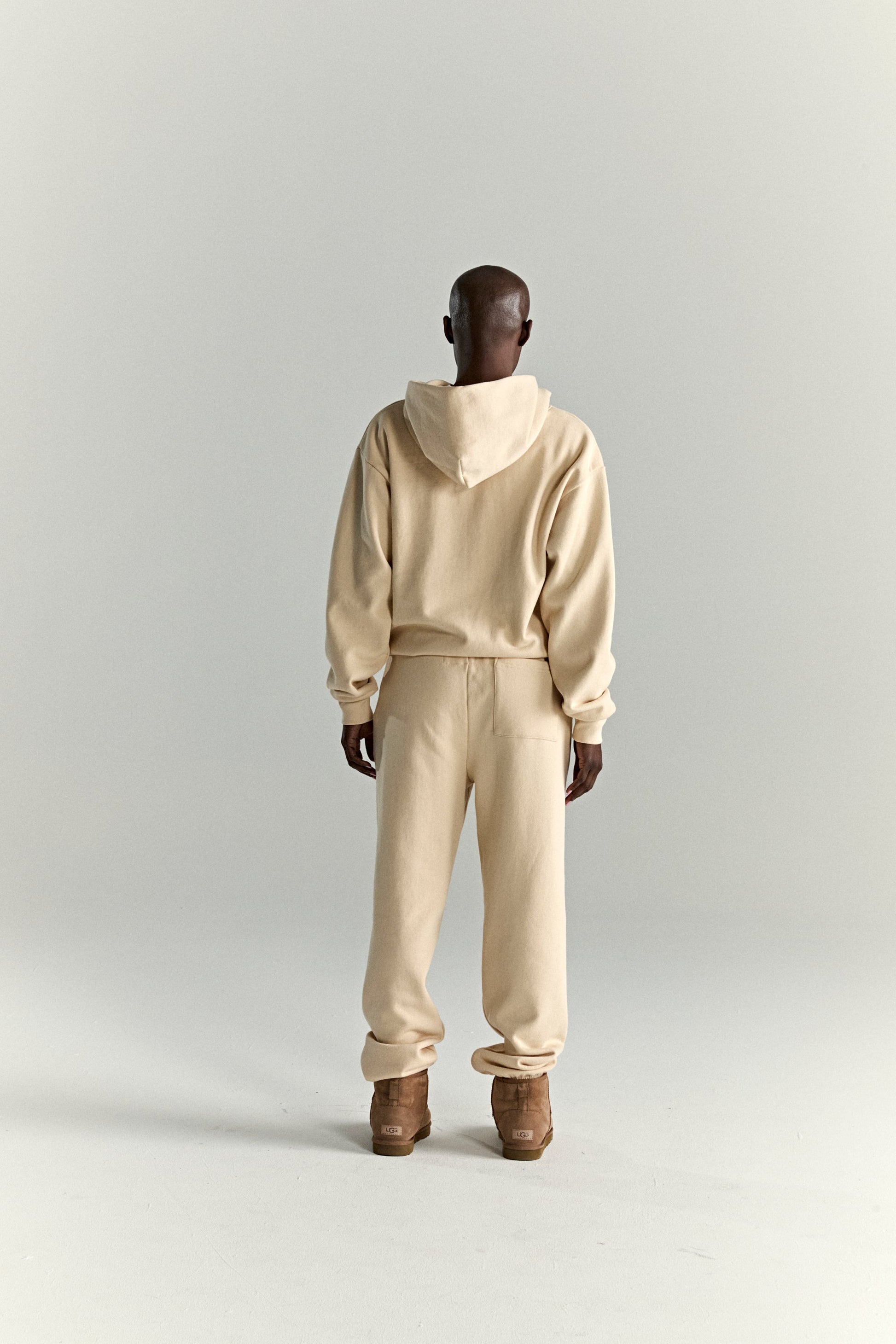 SP5DER OG Web V2 Hoodie - Cream - Detail View 12