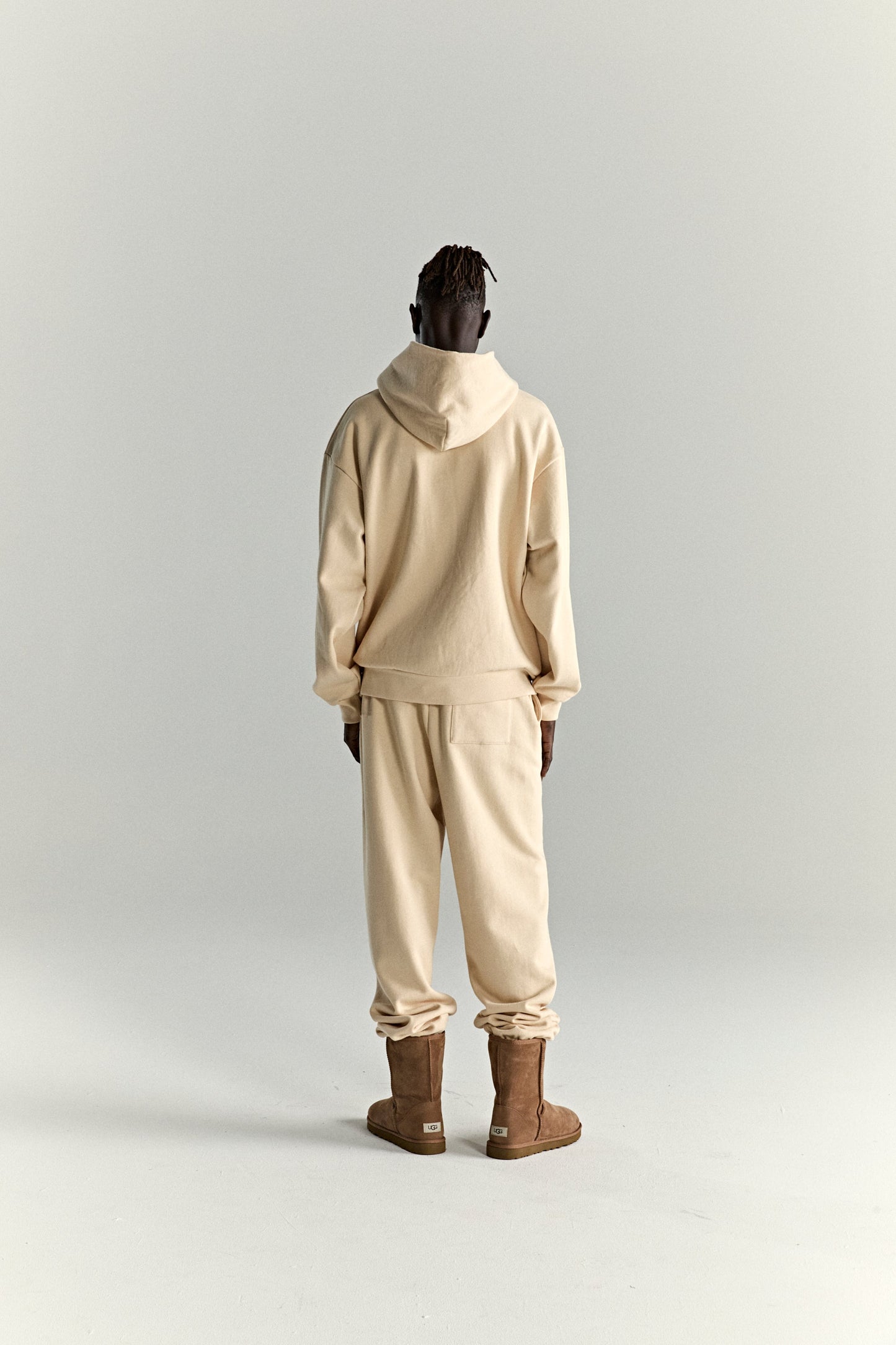 SP5DER OG Web V2 Hoodie - Cream - Detail View 11