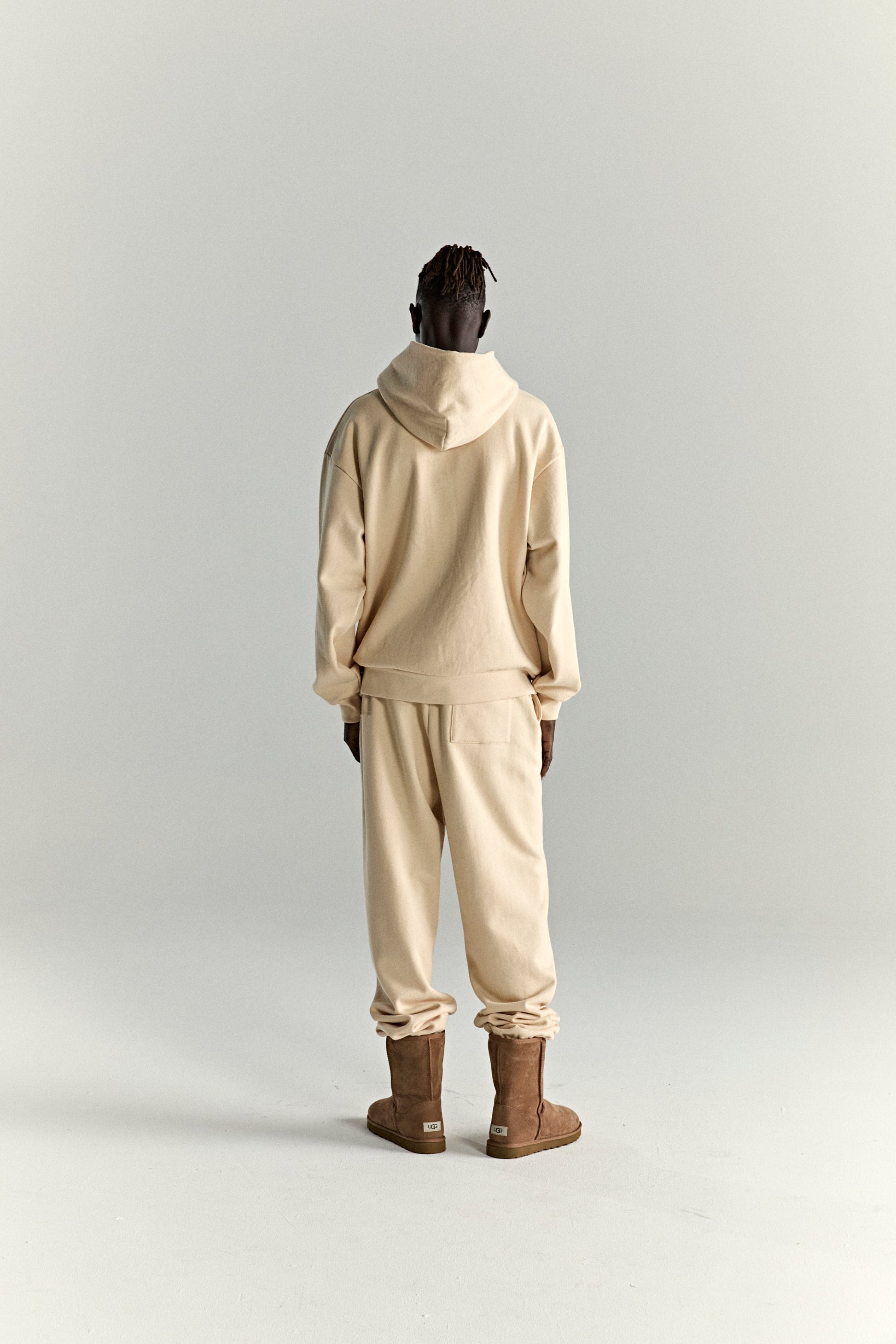 SP5DER OG Web V2 Hoodie - Cream - Detail View 11