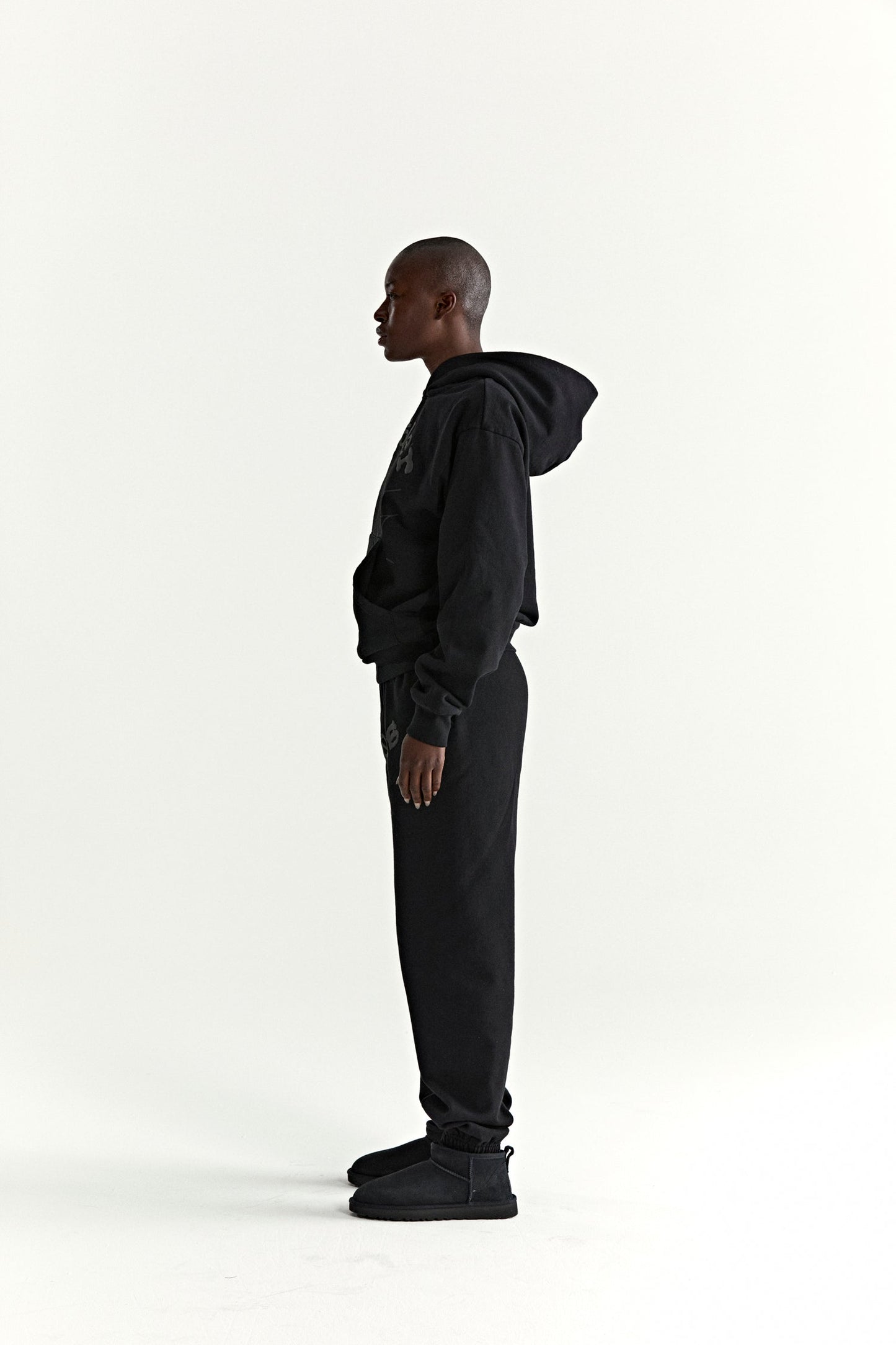 SP5DER Phantom Web Hoodie - Black - Detail View 8