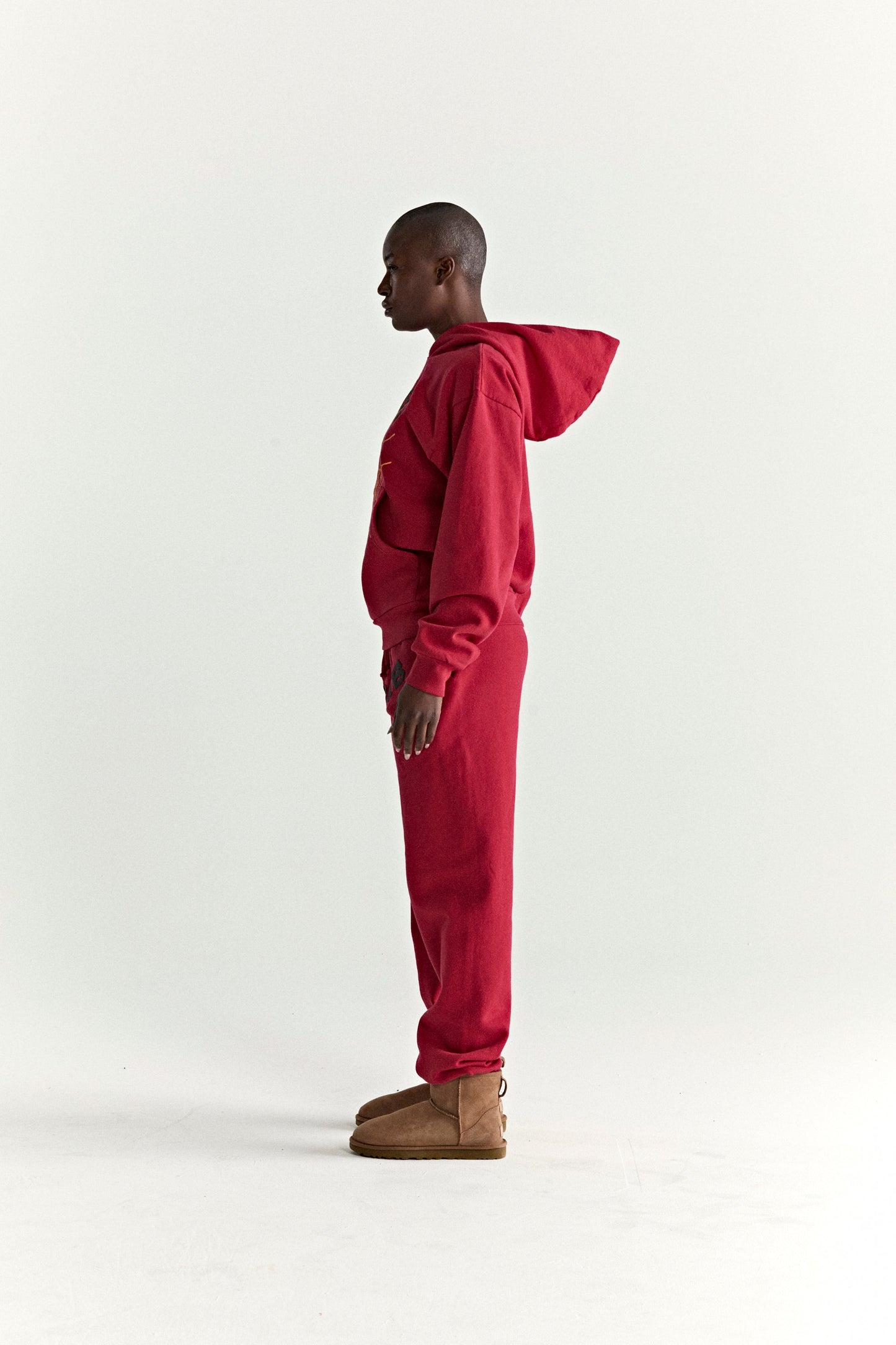 SP5DER OG Web V2 Hoodie - Red - Detail View 8