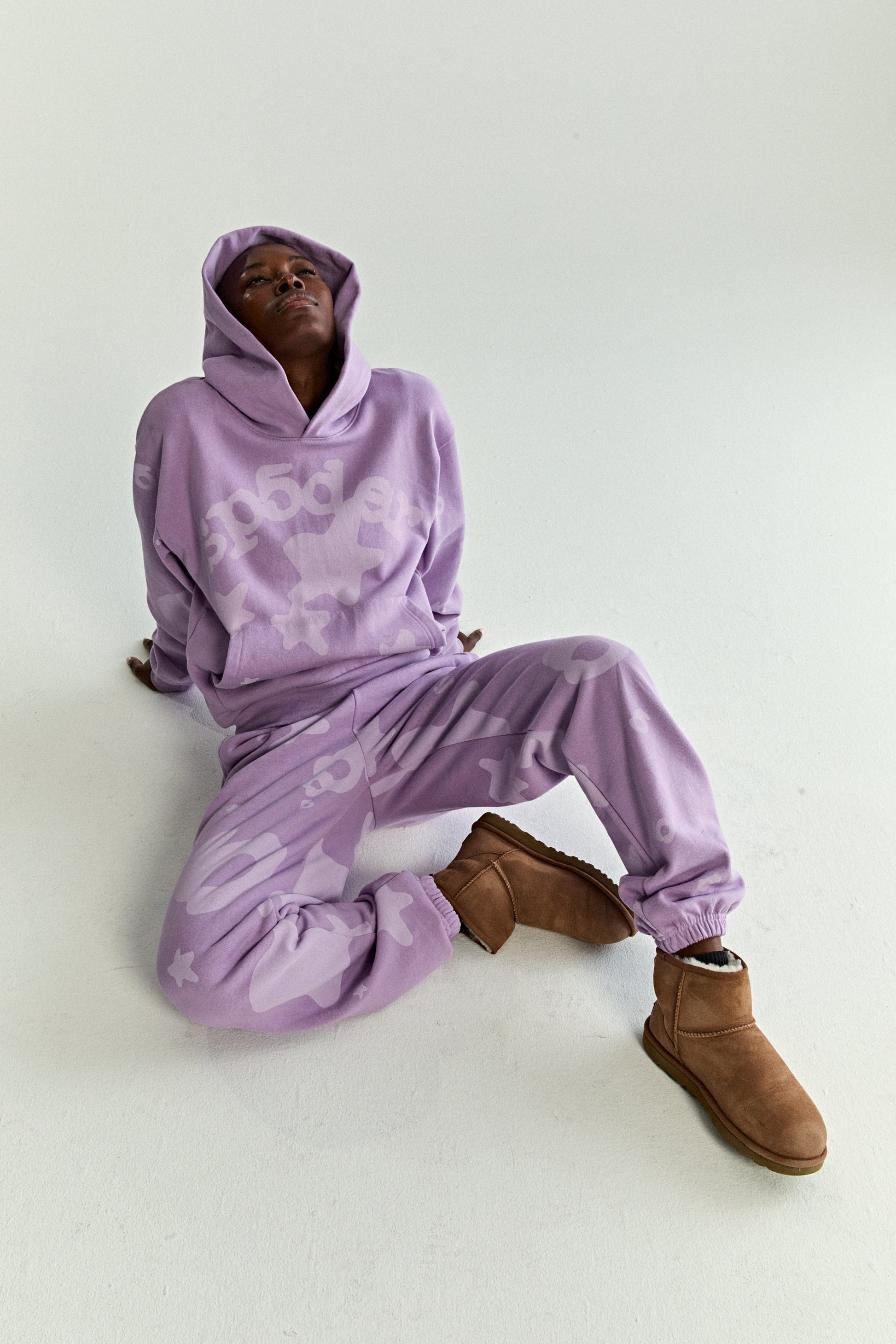 SP5DER Beluga V2 Hoodie – Purple - Detail View 11