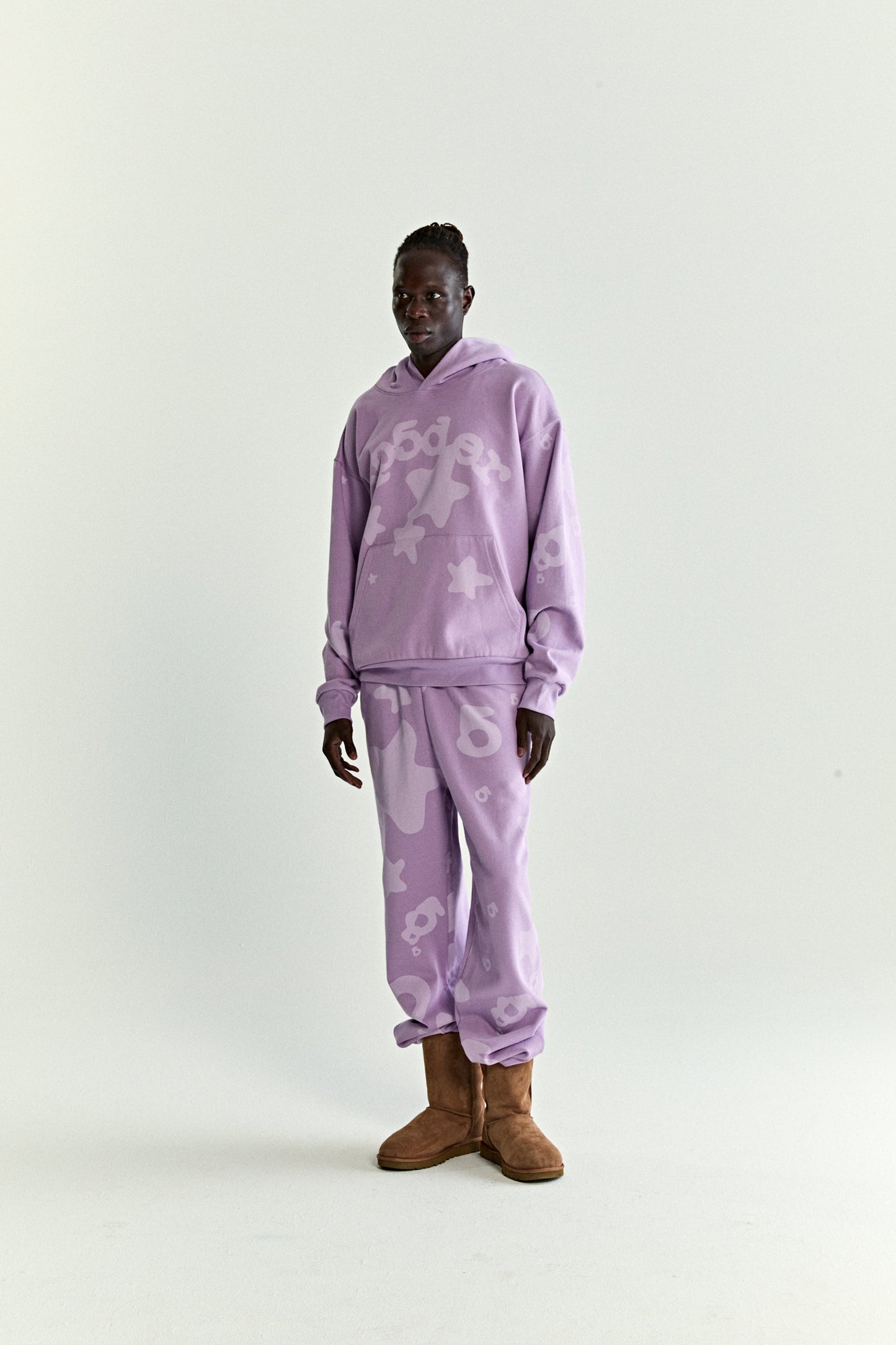 SP5DER Beluga V2 Hoodie – Purple - Detail View 4