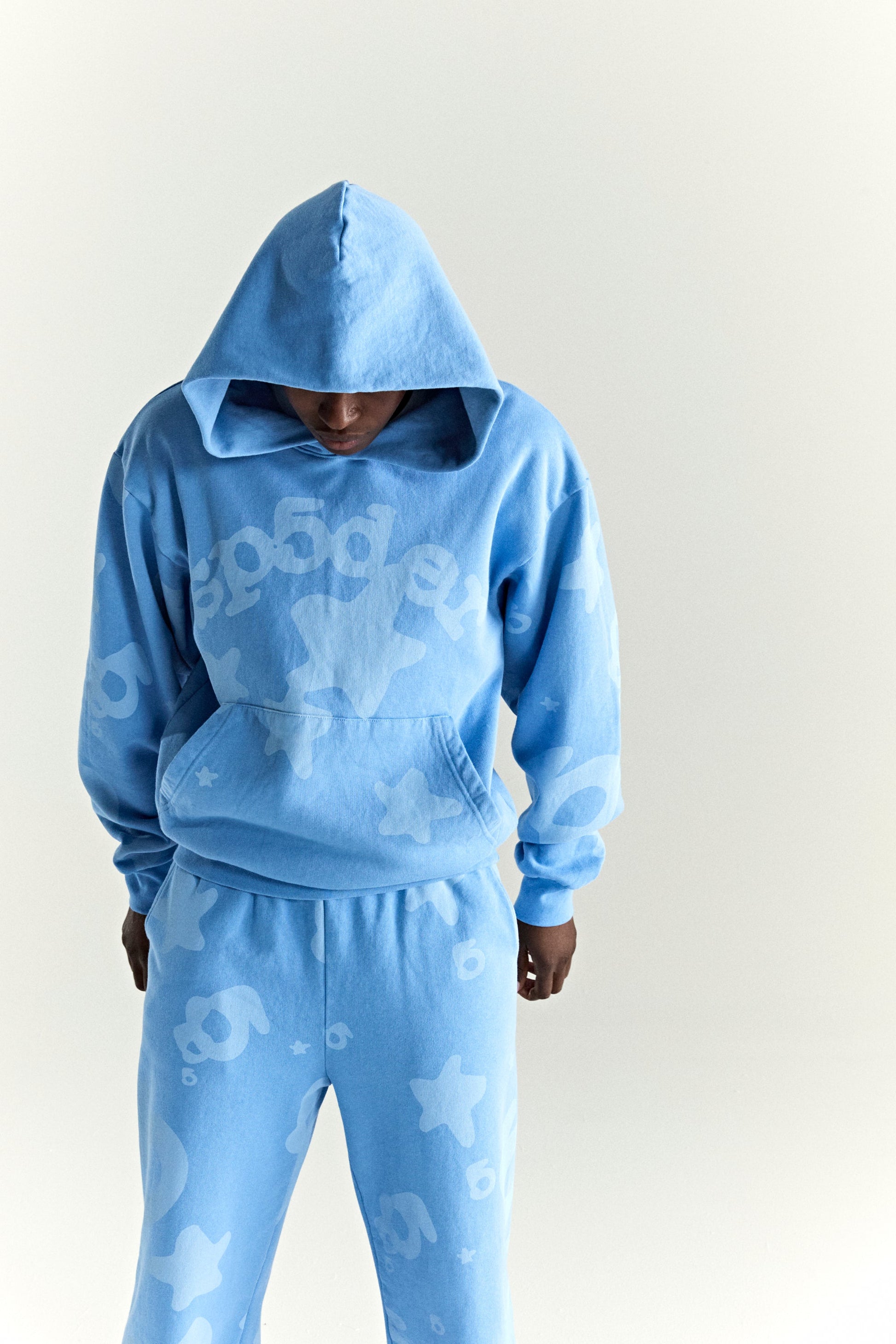 SP5DER Beluga V2 Hoodie – Blue - Detail View 15