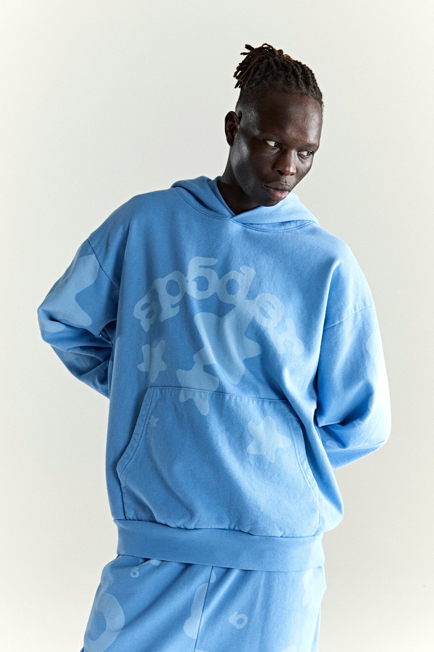 SP5DER Beluga V2 Hoodie – Blue - Detail View 12