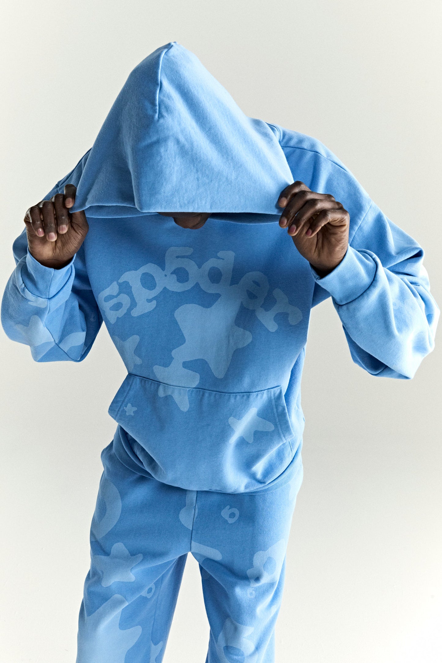 SP5DER Beluga V2 Hoodie – Blue - Detail View 16