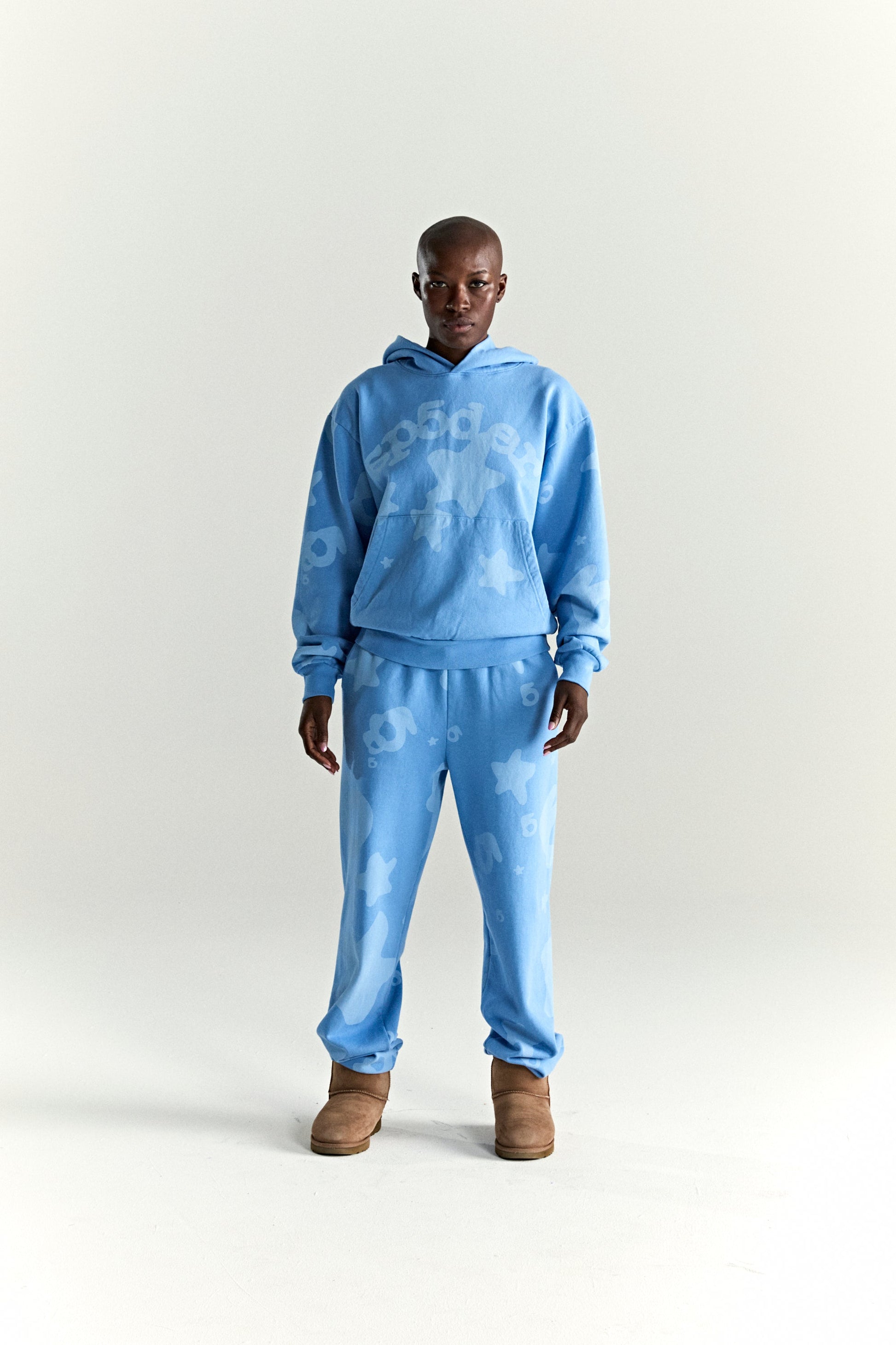 SP5DER Beluga V2 Hoodie – Blue - Detail View 5